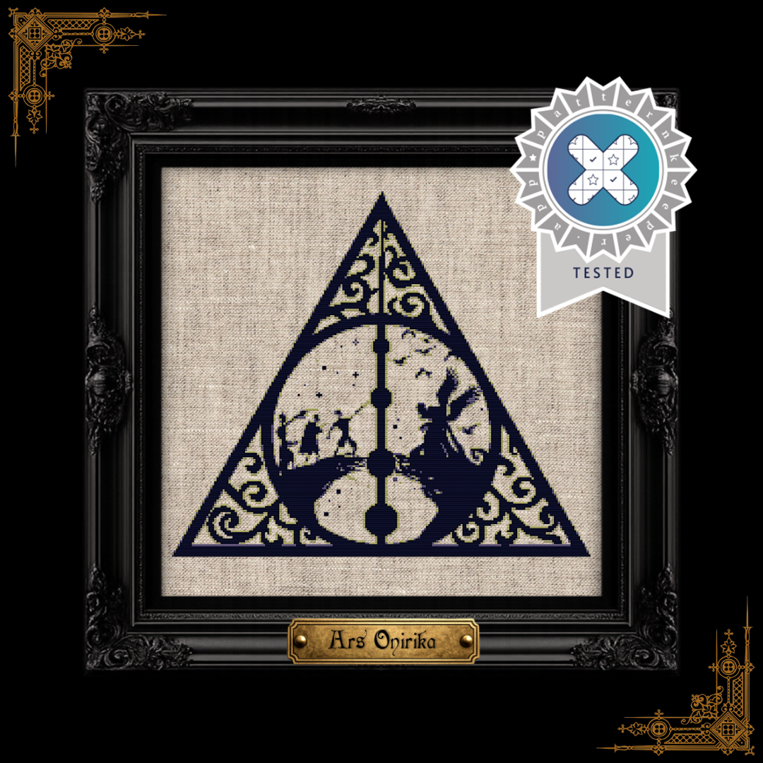 The Deathly Hallows - Cross Stitch Pattern