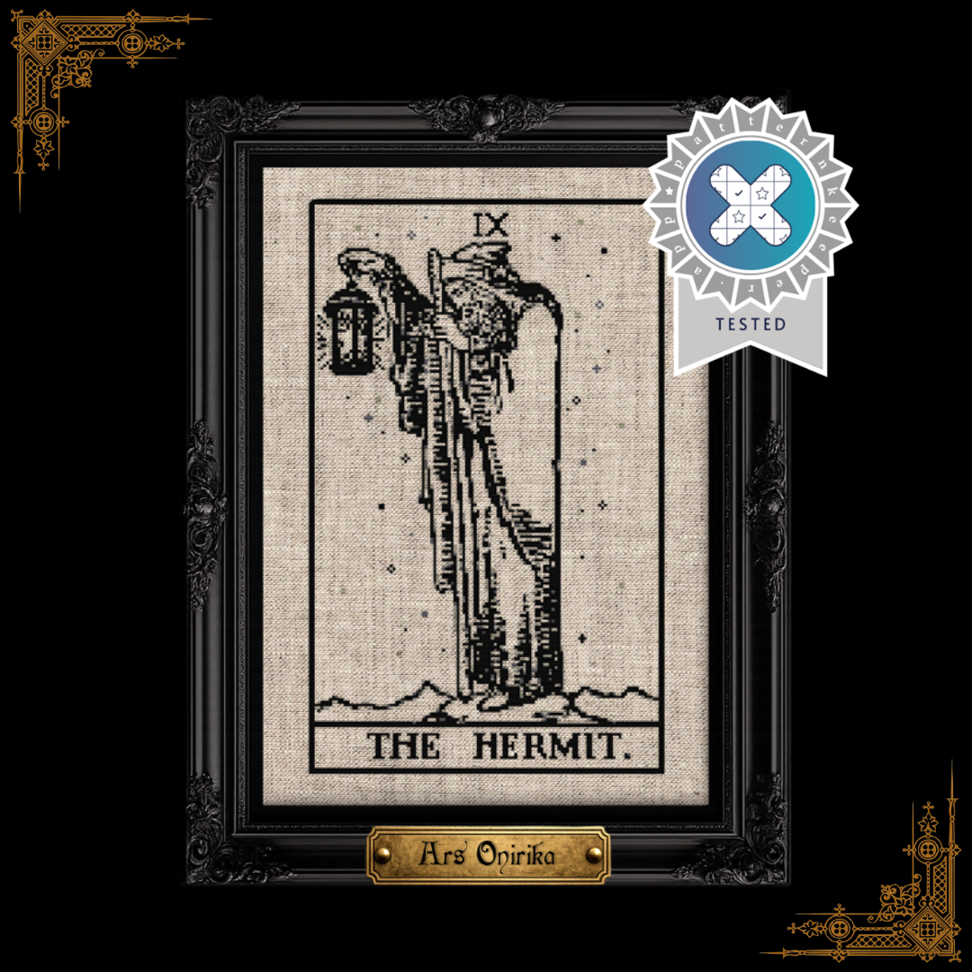 The Hermit - Cross Stitch Pattern