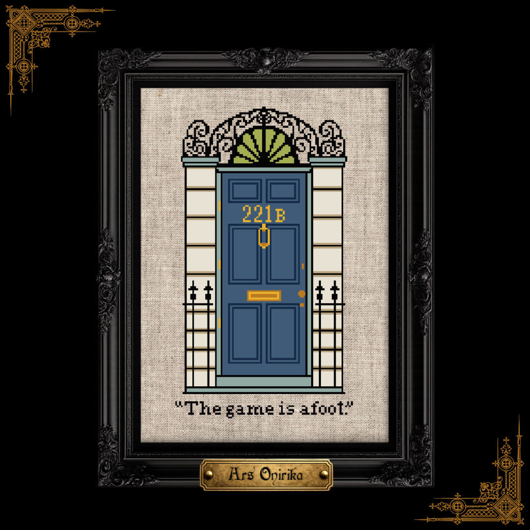221B Baker Street - Cross Stitch Pattern