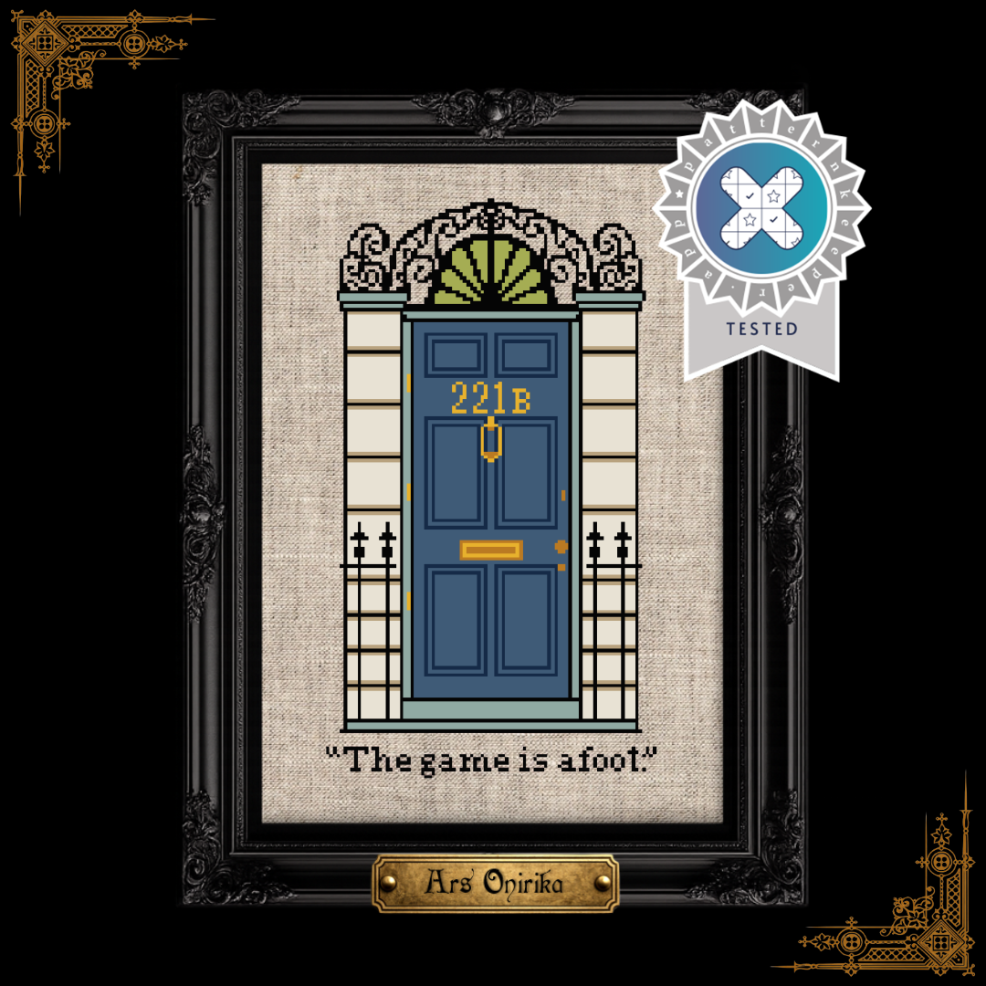 221B Baker Street - Cross Stitch Pattern