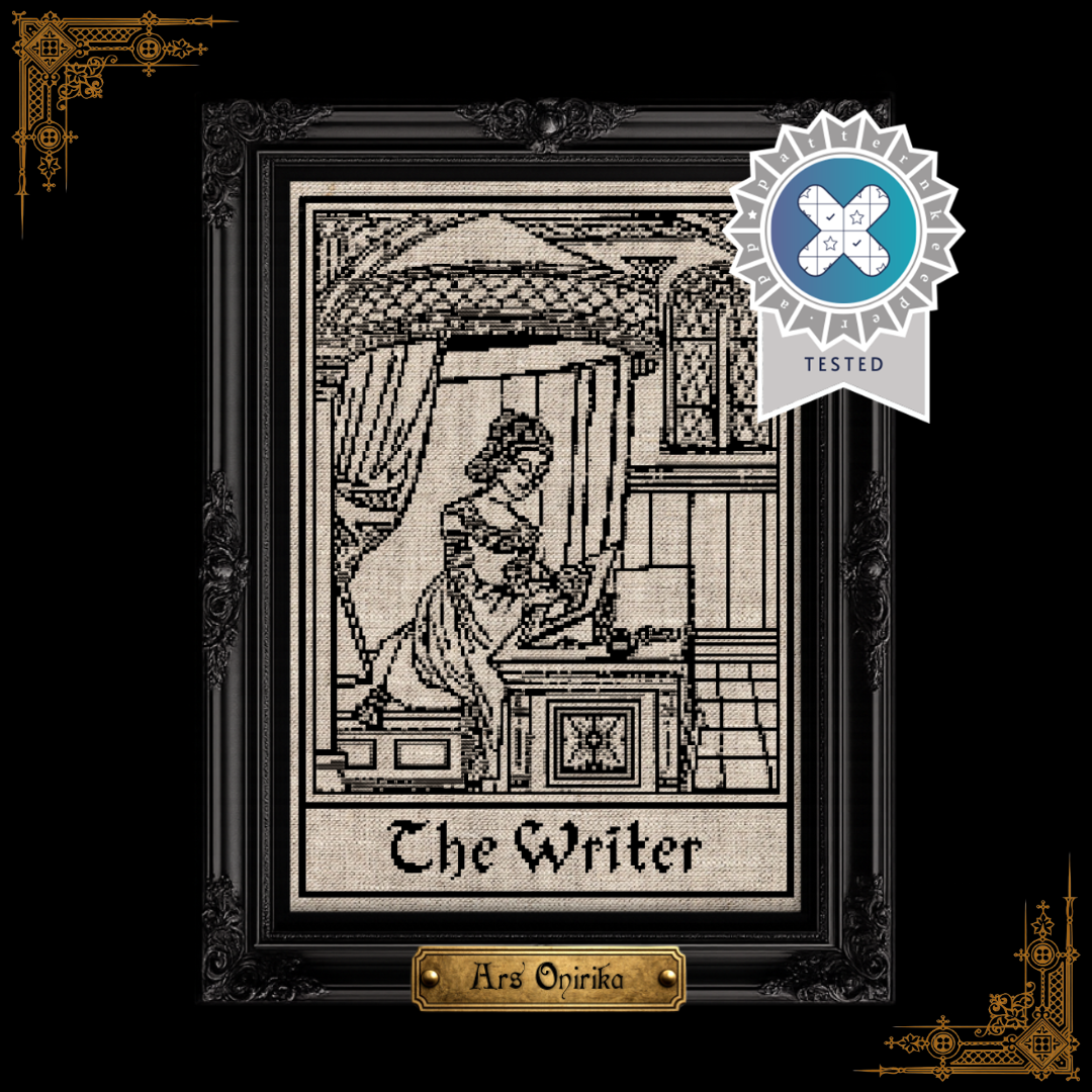 Medieval Writer - Cross Stitch Pattern