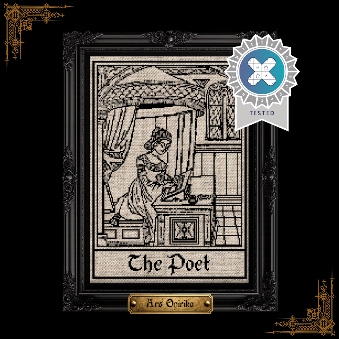 The Poet - Cross Stitch Pattern