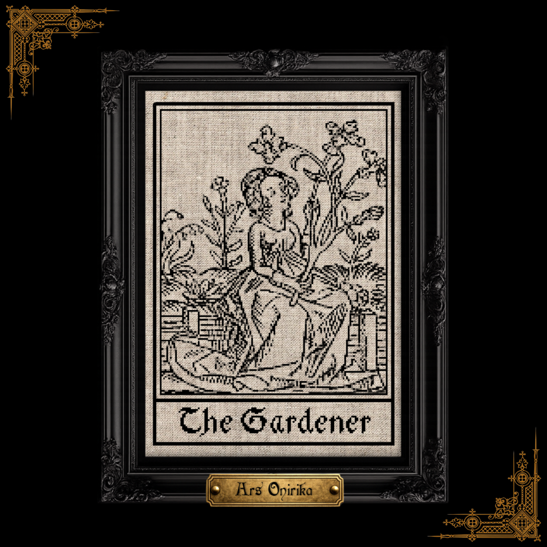 Medieval Gardener - Cross Stitch Pattern