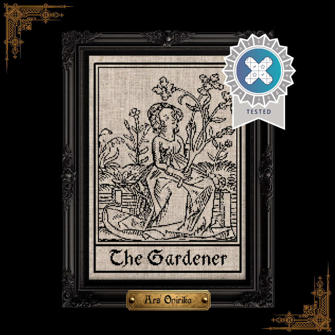 Medieval Gardener - Cross Stitch Pattern