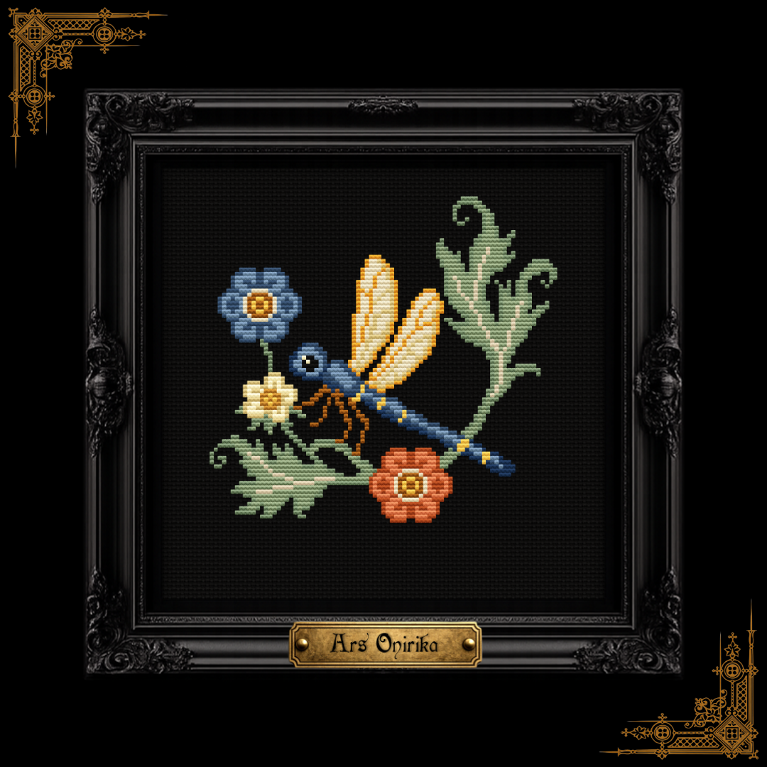 Arts & Crafts Mini Cross Stitch Pattern Bundle Small Tiny Garden