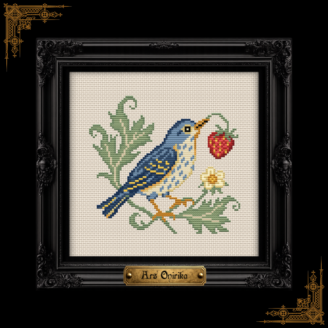 Arts & Crafts Mini Cross Stitch Pattern Bundle Small Tiny Garden