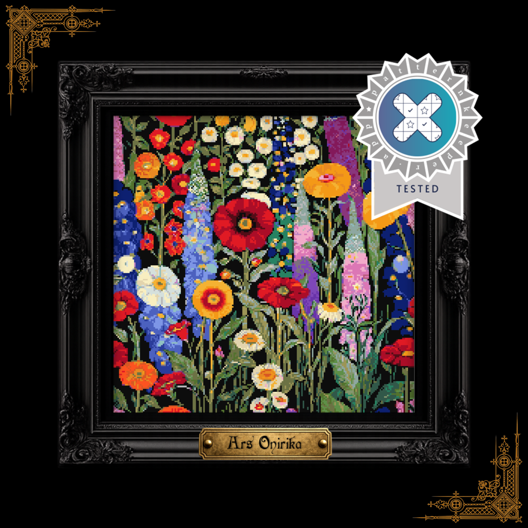 Klimt Garden - Cross Stitch Pattern