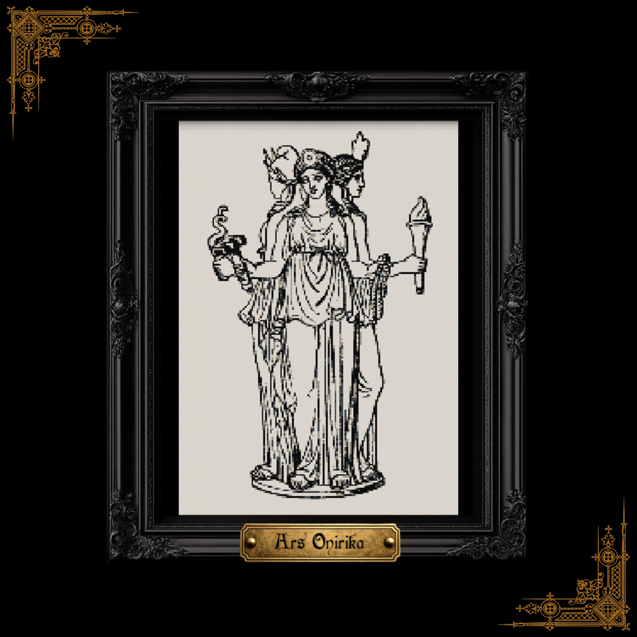 𝐇𝐄𝐂𝐀𝐓𝐄 𝐆𝐎𝐃𝐃𝐄𝐒𝐒 – 𝐂𝐫𝐨𝐬𝐬 𝐒𝐭𝐢𝐭𝐜𝐡 𝐏𝐚𝐭𝐭𝐞𝐫𝐧