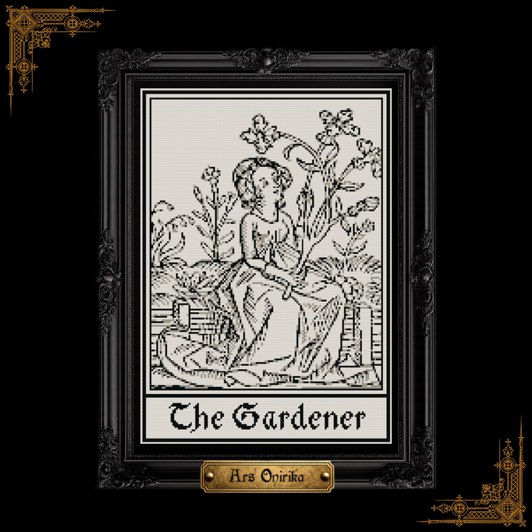 Medieval Gardener - Cross Stitch Pattern