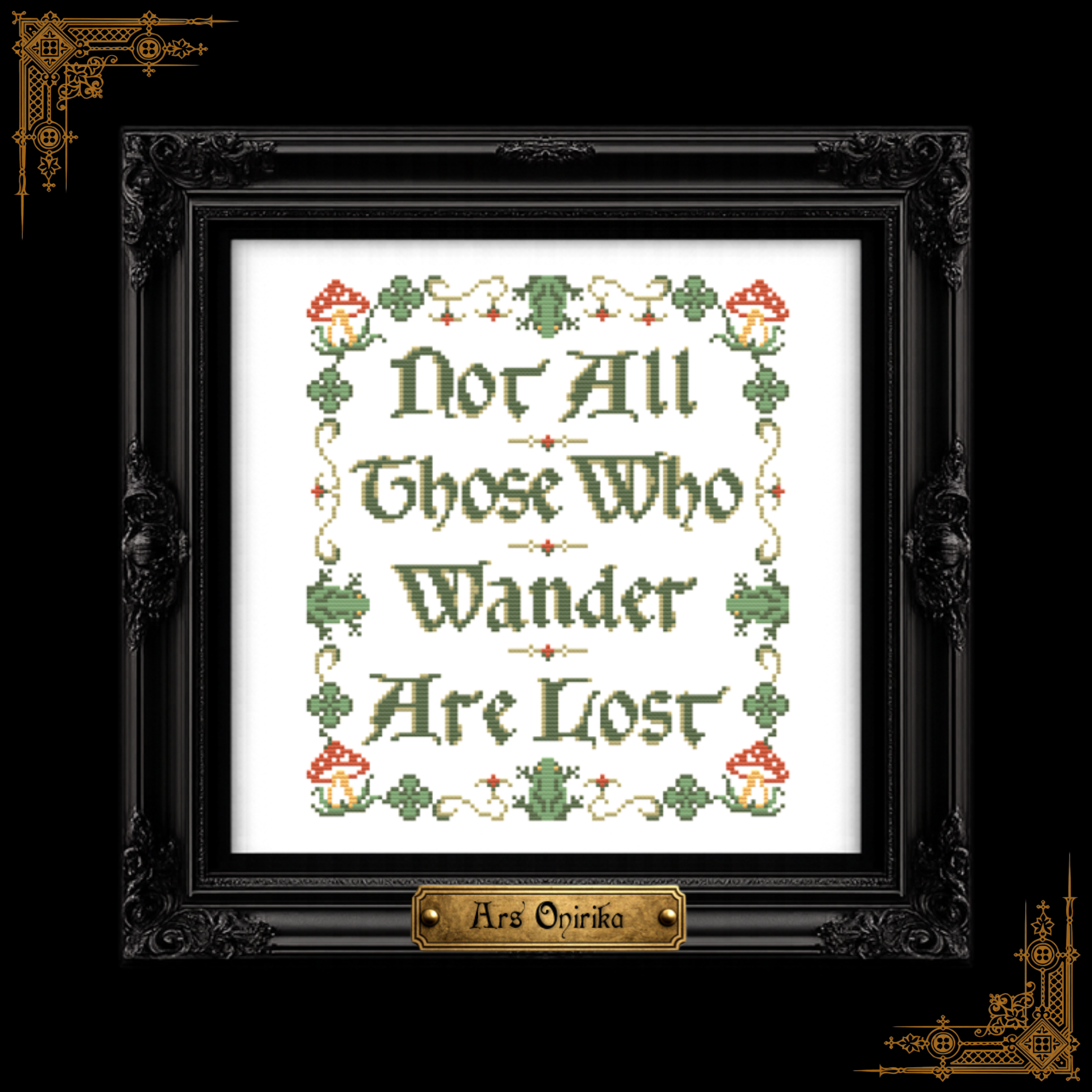 𝐍𝐎𝐓 𝐀𝐋𝐋 𝐓𝐇𝐎𝐒𝐄 𝐖𝐇𝐎 𝐖𝐀𝐍𝐃𝐄𝐑 𝐀𝐑𝐄 𝐋𝐎𝐒𝐓 – 𝐂𝐫𝐨𝐬𝐬 𝐒𝐭𝐢𝐭𝐜𝐡 𝐏𝐚𝐭𝐭𝐞𝐫𝐧