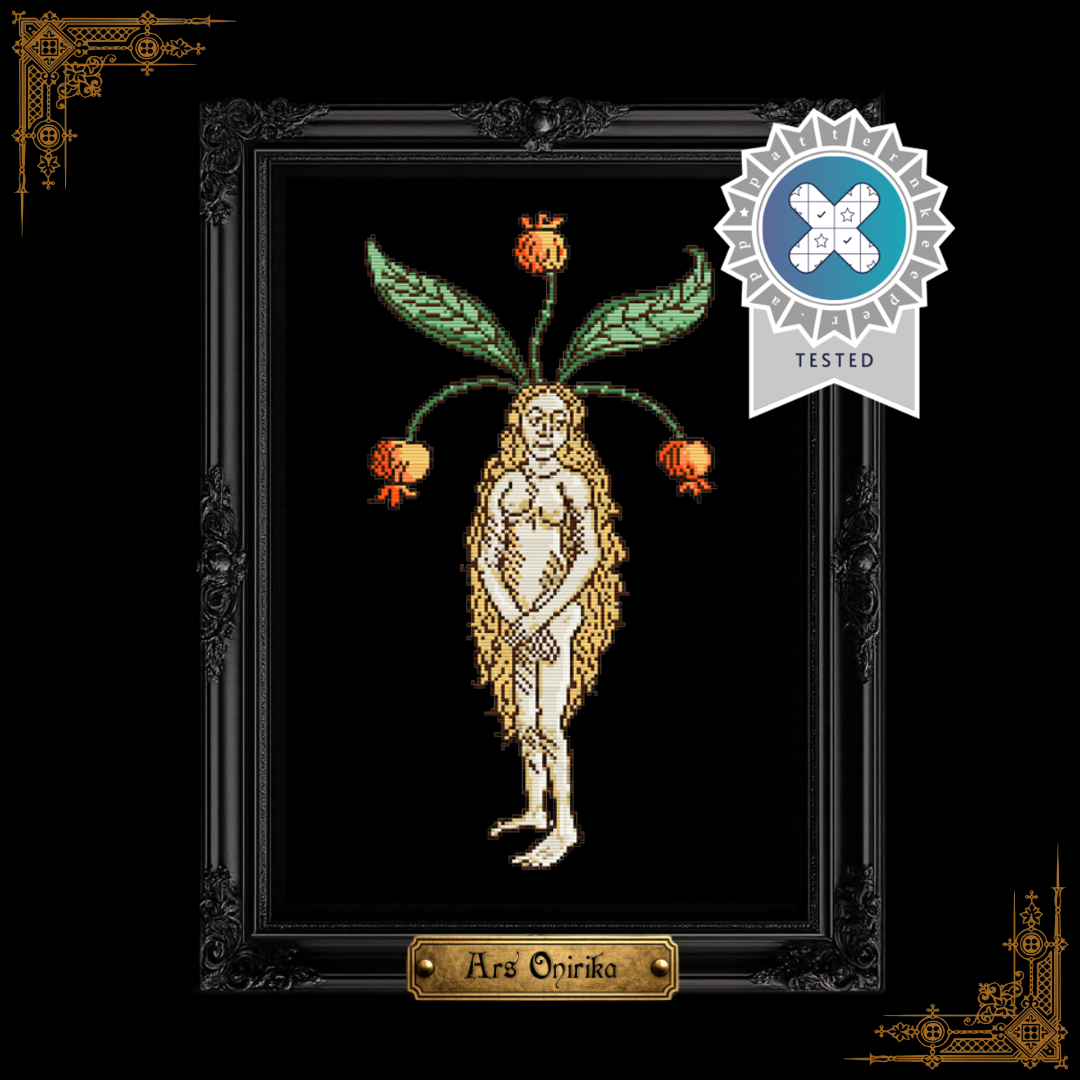 Female Mandrake Root - Cross Stitch Pattern