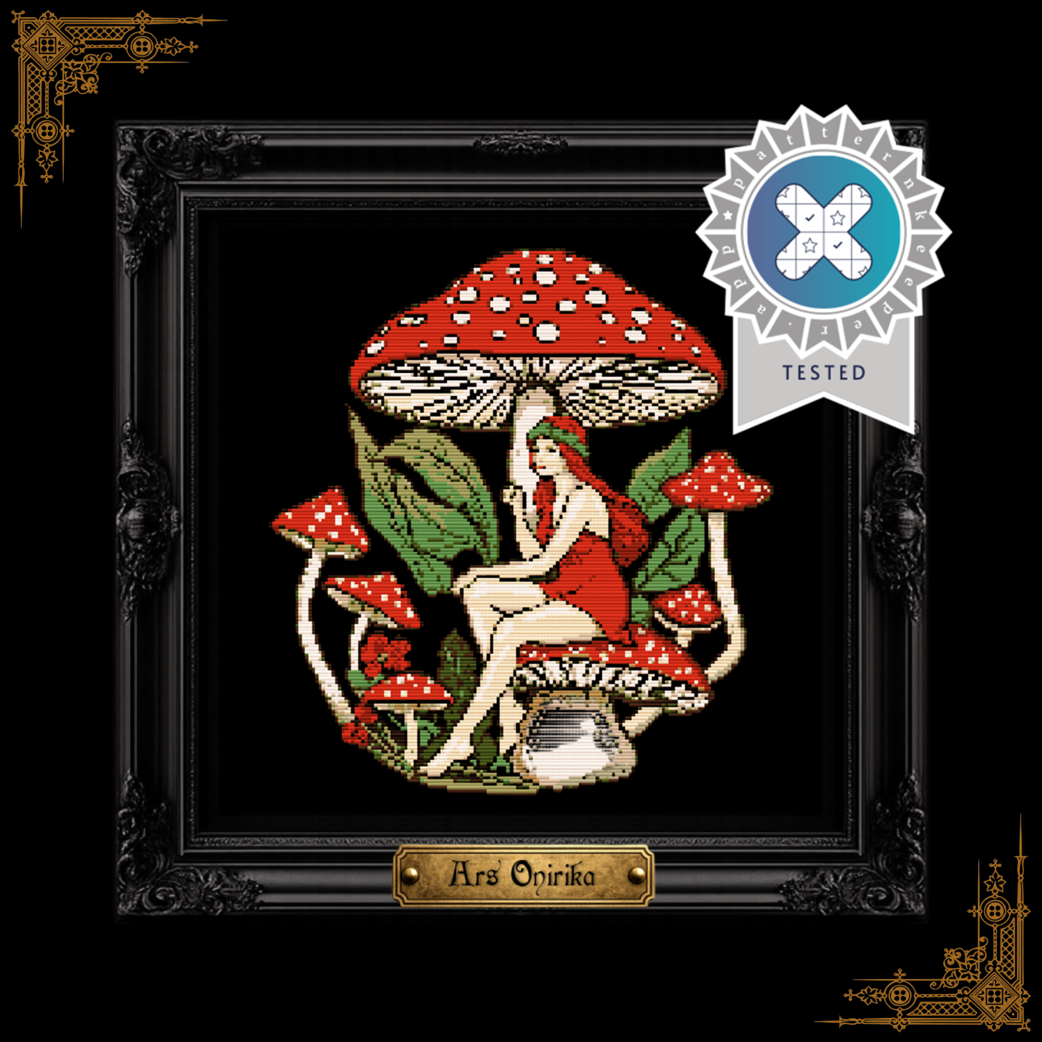 The Amanita Fairy - Cross Stitch Pattern