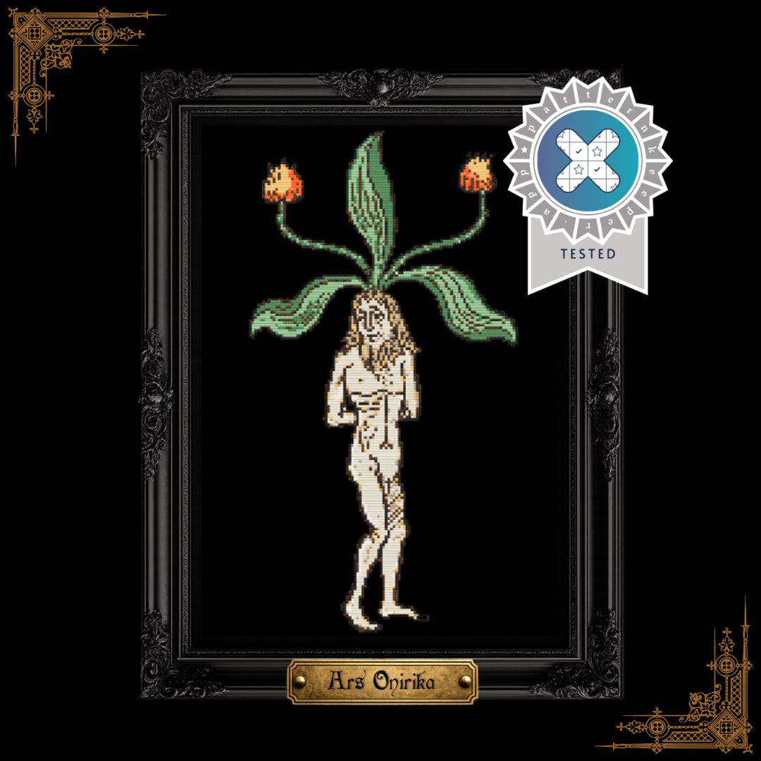 Male Mandrake Root - Cross Stitch Pattern