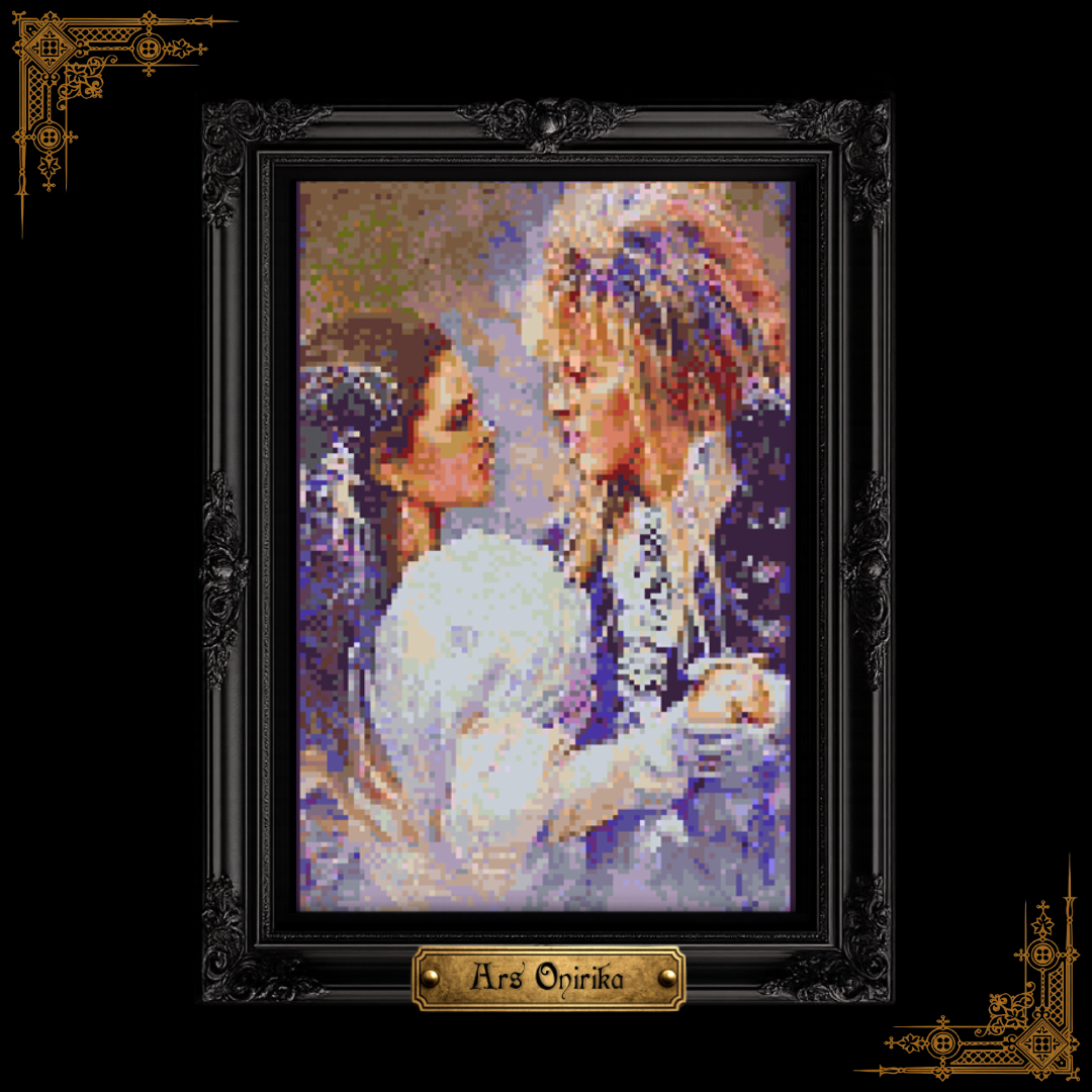 𝐋𝐀𝐁𝐘𝐑𝐈𝐍𝐓𝐇 𝐁𝐀𝐋𝐋𝐑𝐎𝐎𝐌 – 𝐂𝐫𝐨𝐬𝐬 𝐒𝐭𝐢𝐭𝐜𝐡 𝐏𝐚𝐭𝐭𝐞𝐫𝐧