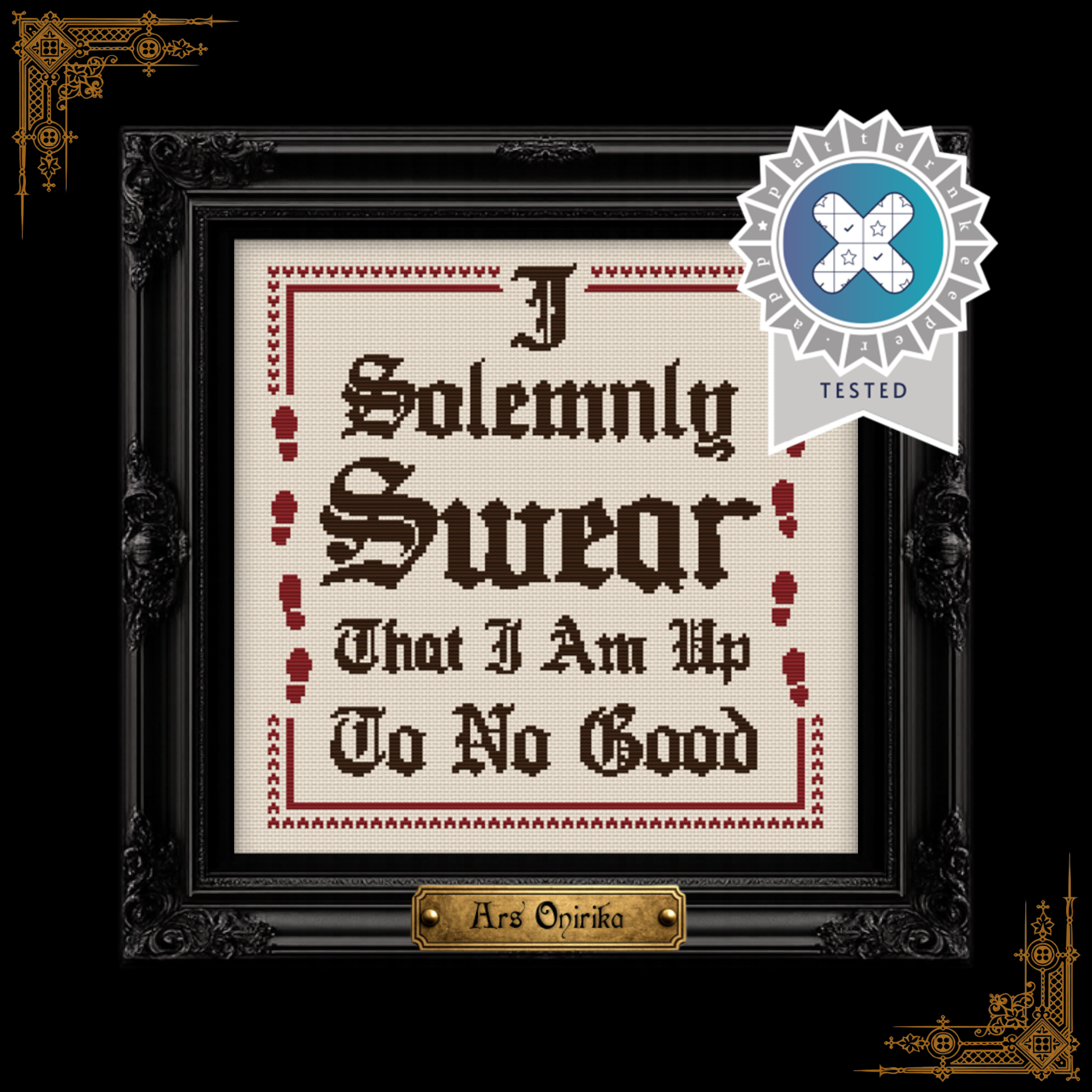 Marauders Map - Cross Stitch Pattern