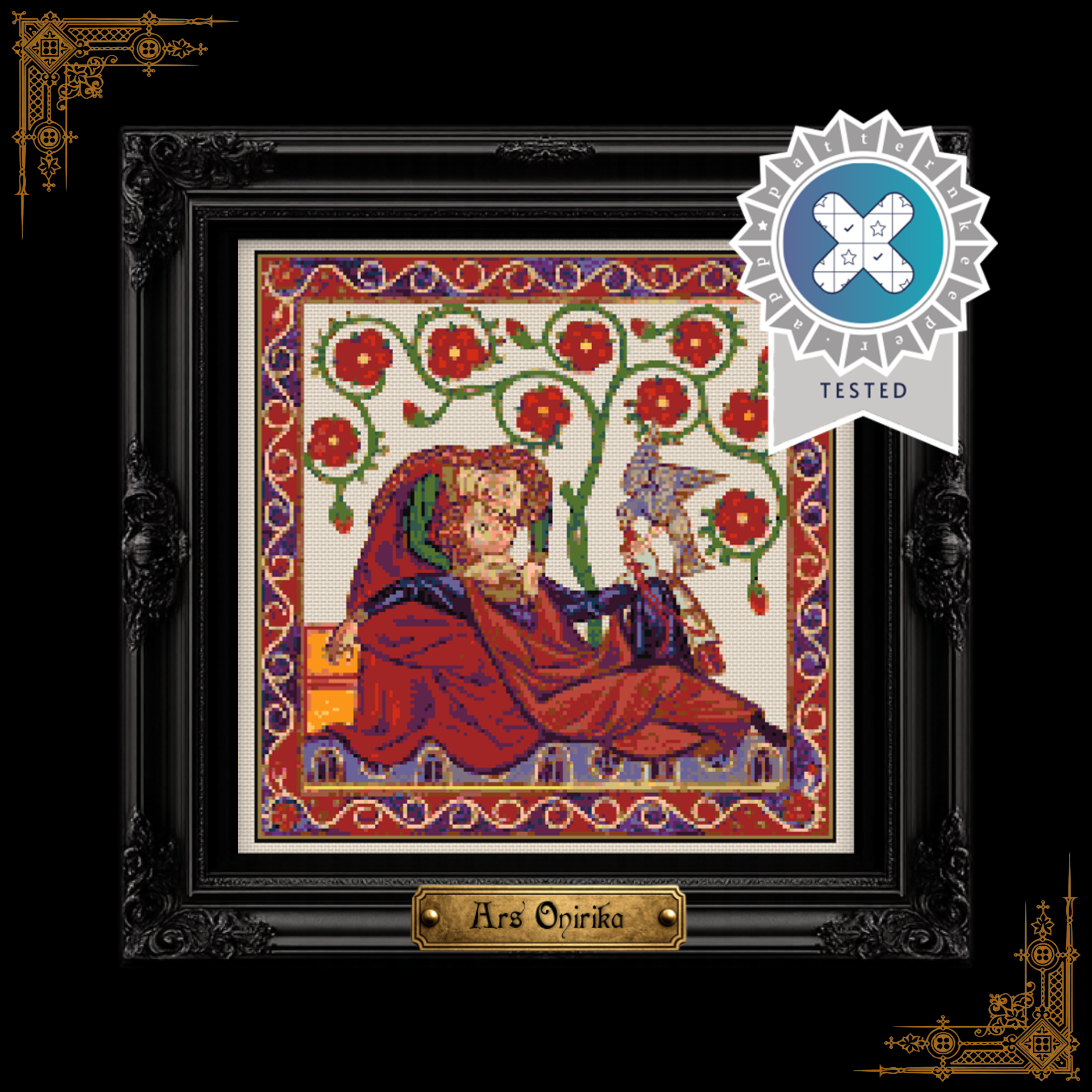 𝐌𝐄𝐃𝐈𝐄𝐕𝐀𝐋 𝐂𝐎𝐃𝐄𝐗 (𝐈)– 𝐂𝐫𝐨𝐬𝐬 𝐒𝐭𝐢𝐭𝐜𝐡 𝐏𝐚𝐭𝐭𝐞𝐫𝐧