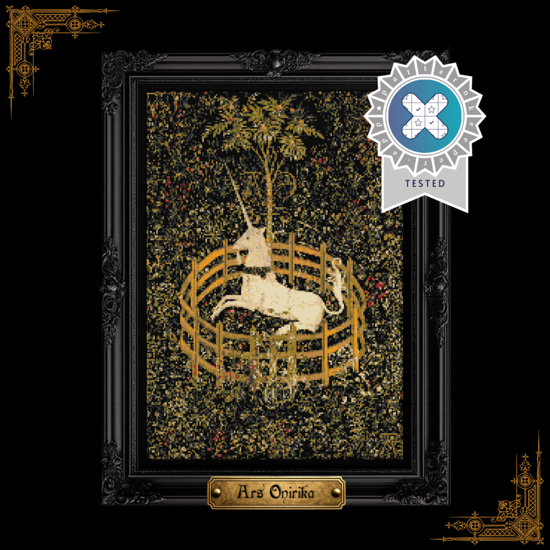 The Unicorn In The Garden - Cross Stitch Pattern