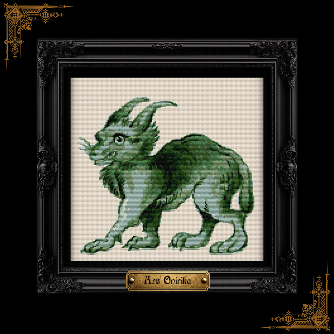Medieval Lynx - Cross Stitch Pattern