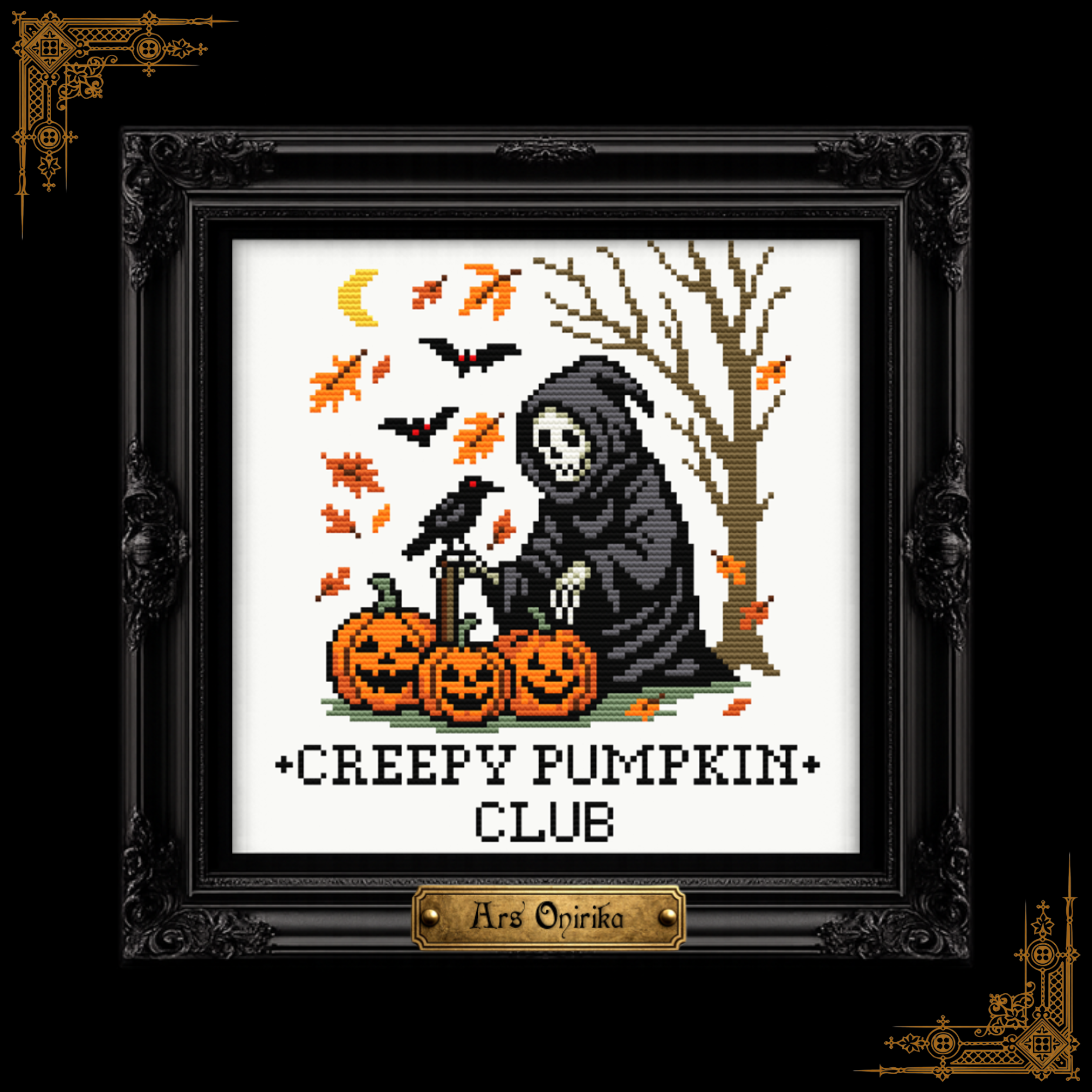 𝐂𝐑𝐄𝐄𝐏𝐘 𝐏𝐔𝐌𝐏𝐊𝐈𝐍 𝐂𝐋𝐔𝐁 – 𝐂𝐫𝐨𝐬𝐬 𝐒𝐭𝐢𝐭𝐜𝐡 𝐏𝐚𝐭𝐭𝐞𝐫𝐧