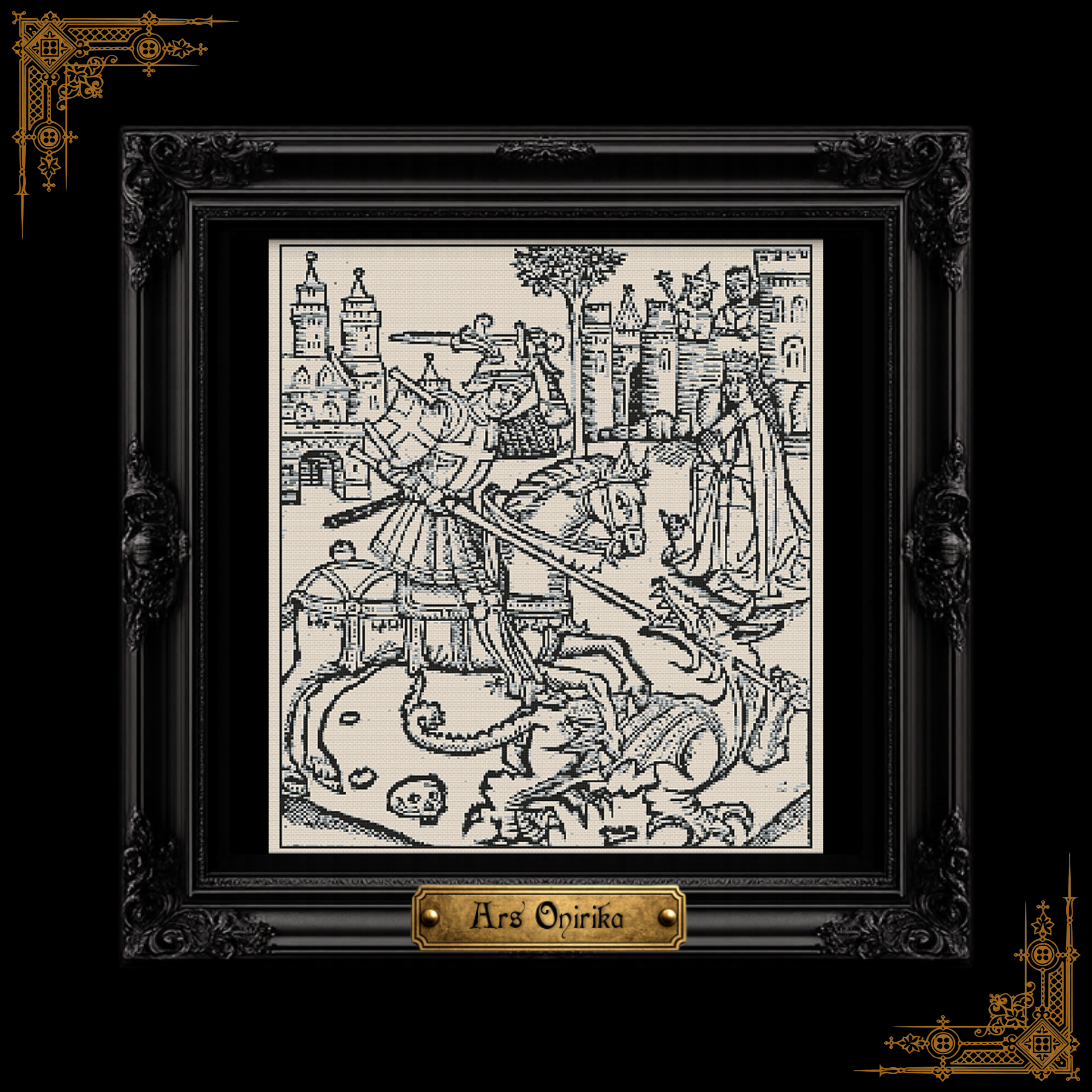 Saint George - Cross Stitch Pattern