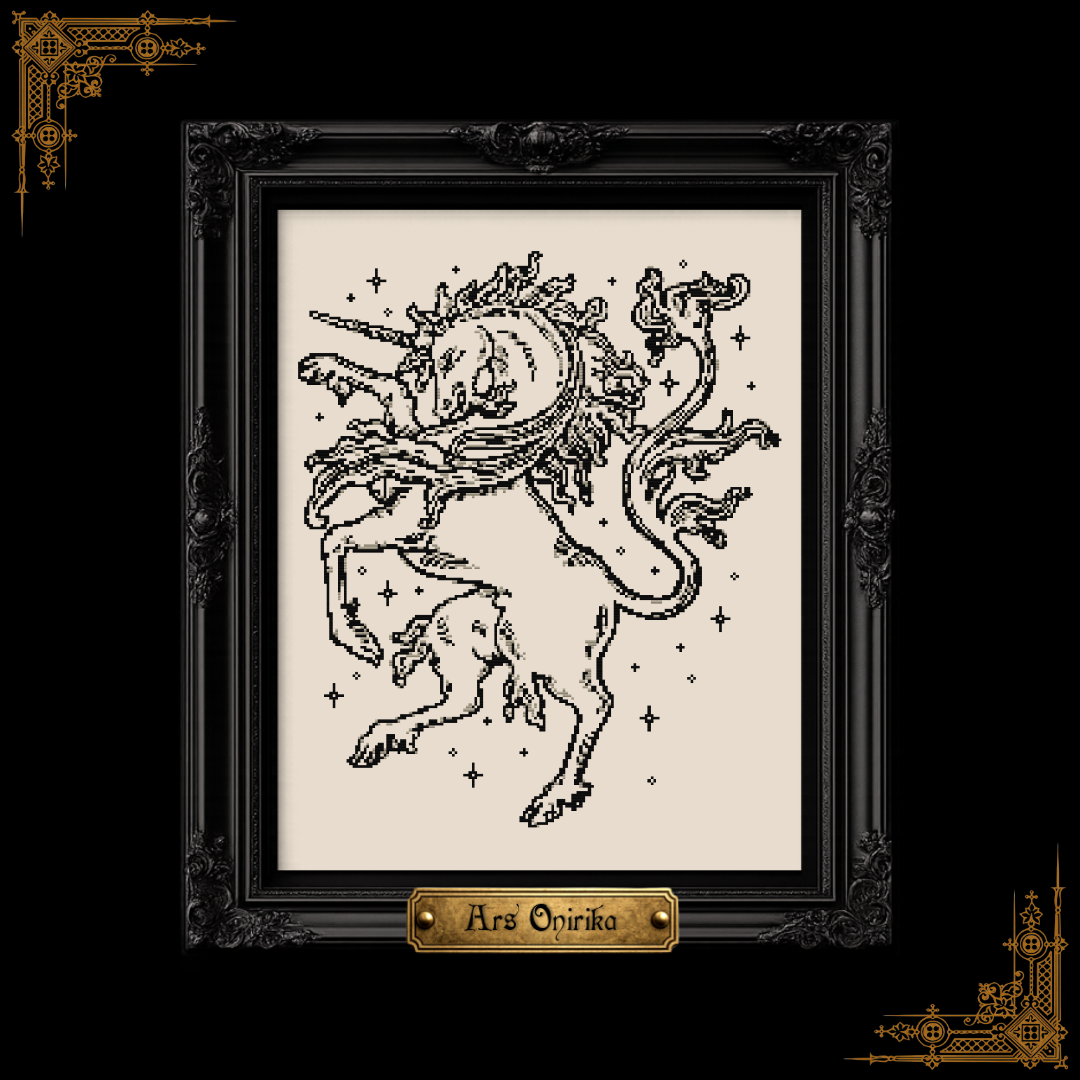 𝐌𝐄𝐃𝐈𝐄𝐕𝐀𝐋 𝐔𝐍𝐈𝐂𝐎𝐑𝐍 – 𝐂𝐫𝐨𝐬𝐬 𝐒𝐭𝐢𝐭𝐜𝐡 𝐏𝐚𝐭𝐭𝐞𝐫𝐧