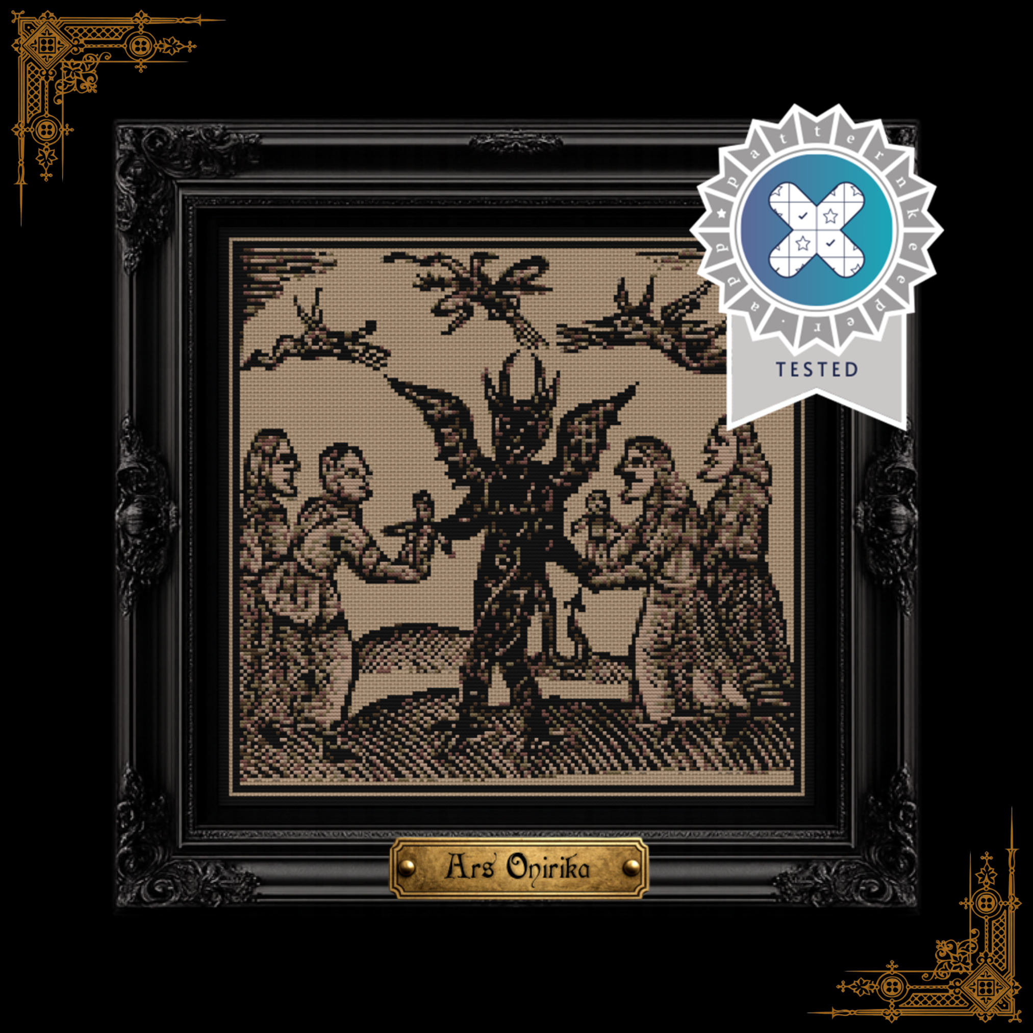 𝐓𝐇𝐄 𝐂𝐎𝐕𝐄𝐍 – 𝐂𝐫𝐨𝐬𝐬 𝐒𝐭𝐢𝐭𝐜𝐡 𝐏𝐚𝐭𝐭𝐞𝐫𝐧