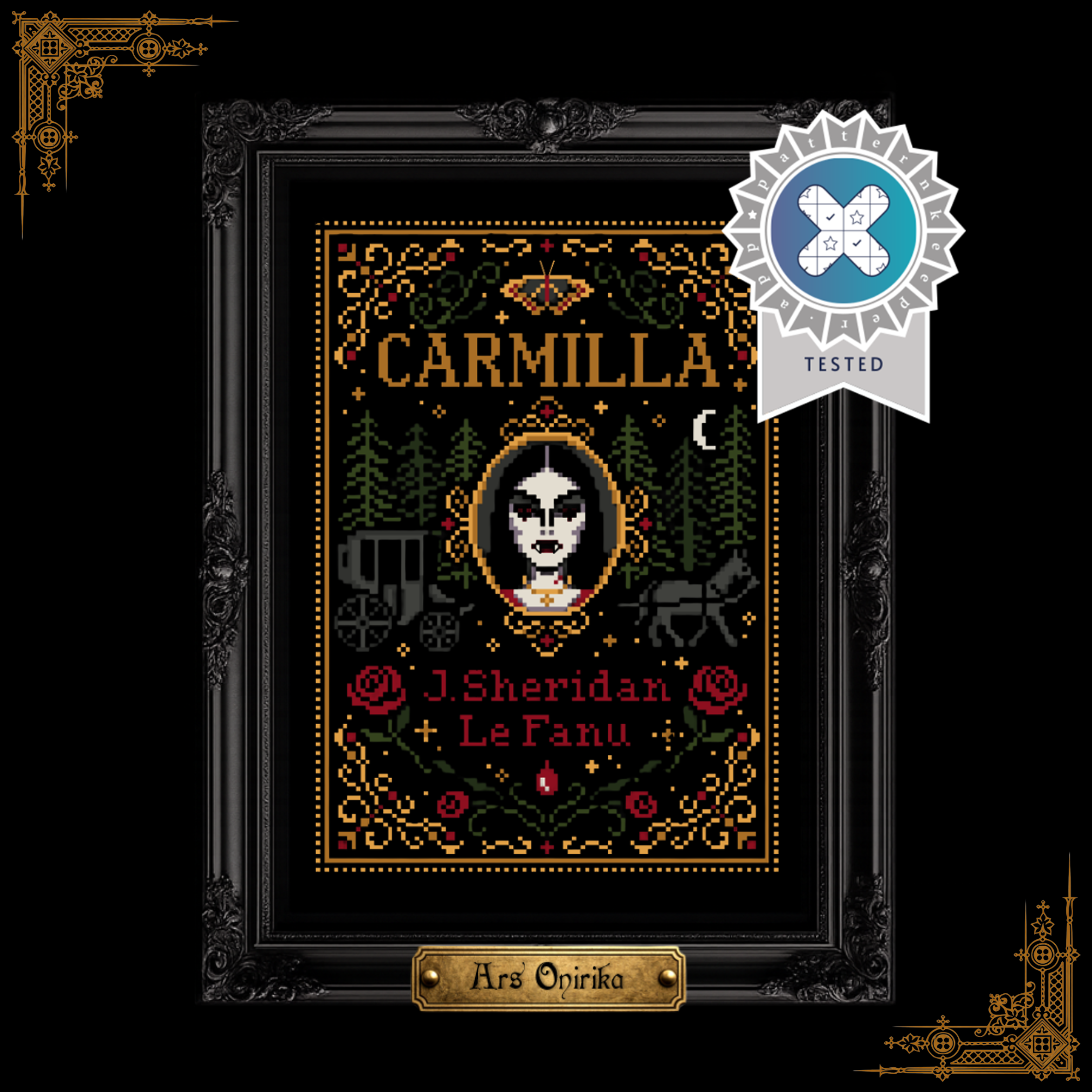 𝐂𝐀𝐑𝐌𝐈𝐋𝐋𝐀 – 𝐂𝐫𝐨𝐬𝐬 𝐒𝐭𝐢𝐭𝐜𝐡 𝐏𝐚𝐭𝐭𝐞𝐫𝐧