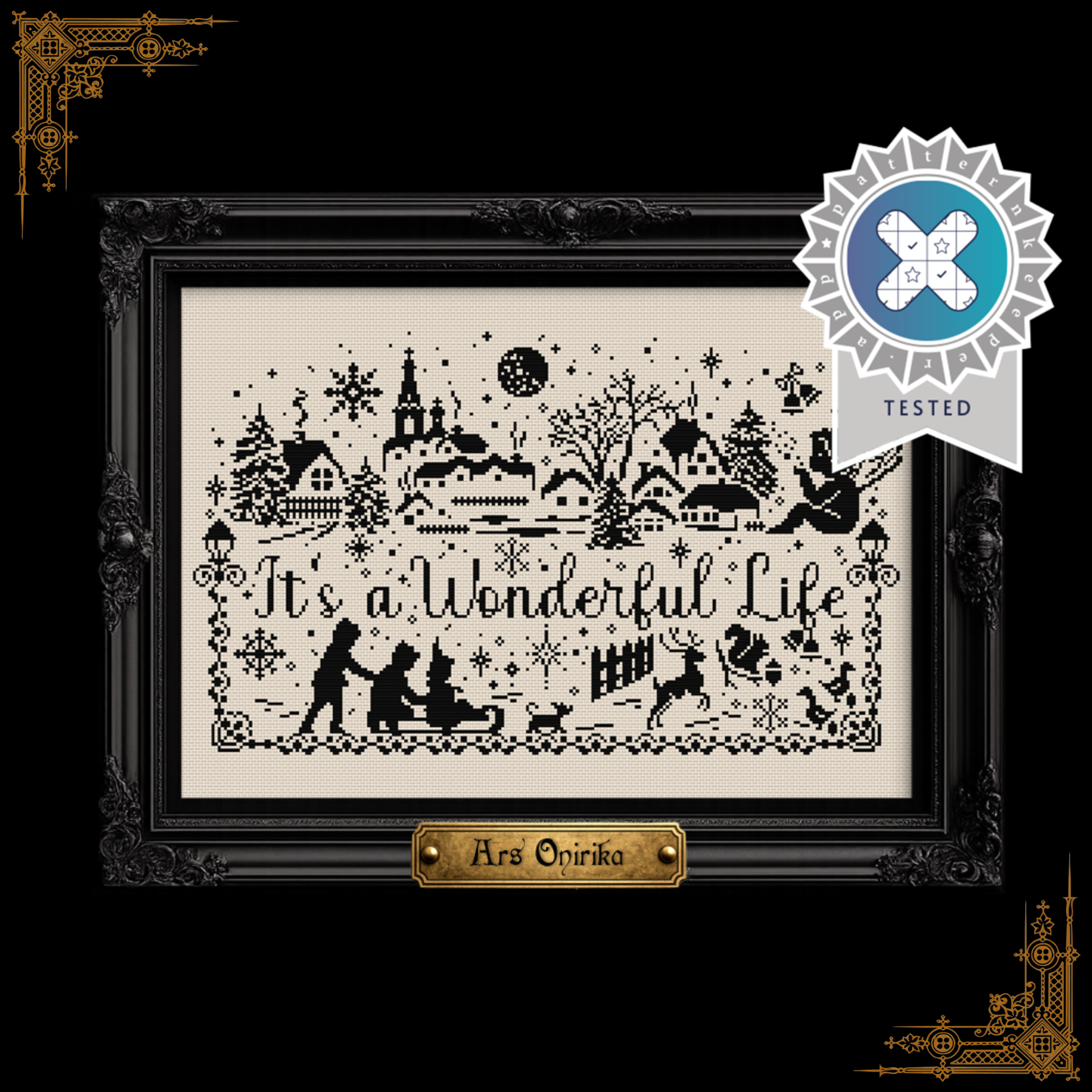 𝐈𝐓’𝐒 𝐀 𝐖𝐎𝐍𝐃𝐄𝐑𝐅𝐔𝐋 𝐋𝐈𝐅𝐄 – 𝐂𝐡𝐫𝐢𝐬𝐭𝐦𝐚𝐬 𝐂𝐫𝐨𝐬𝐬 𝐒𝐭𝐢𝐭𝐜𝐡 𝐏𝐚𝐭𝐭𝐞𝐫𝐧