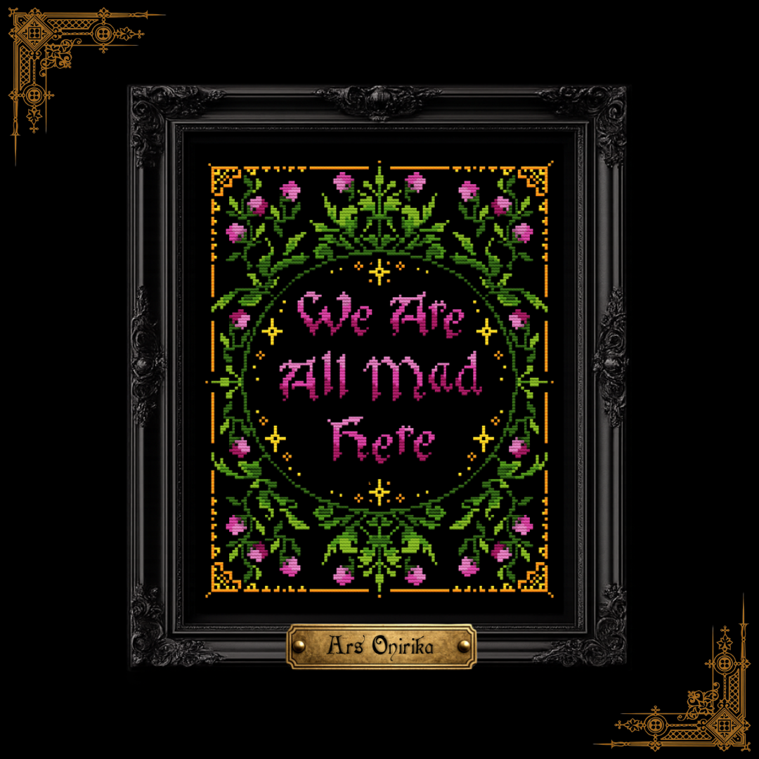 𝐖𝐄 𝐀𝐑𝐄 𝐀𝐋𝐋 𝐌𝐀𝐃 𝐇𝐄𝐑𝐄 – 𝐂𝐫𝐨𝐬𝐬 𝐒𝐭𝐢𝐭𝐜𝐡 𝐏𝐚𝐭𝐭𝐞𝐫𝐧