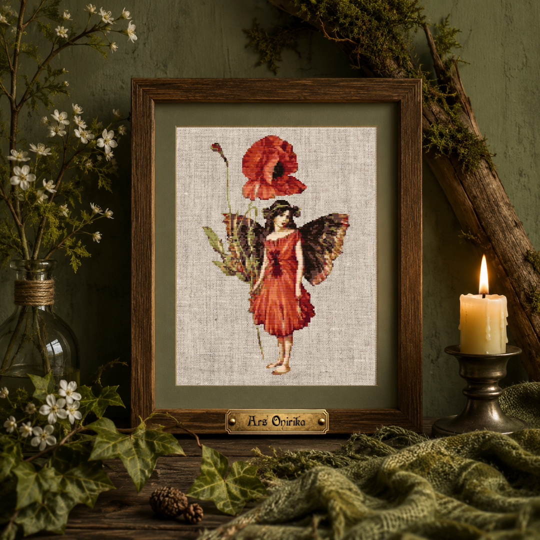 The Poppy Fairy - Cross Stitch Pattern