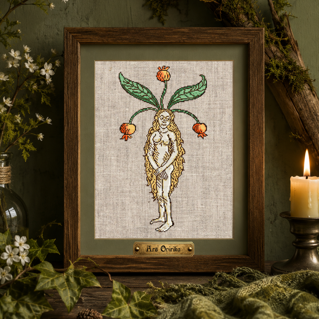 Female Mandrake Root - Cross Stitch Pattern