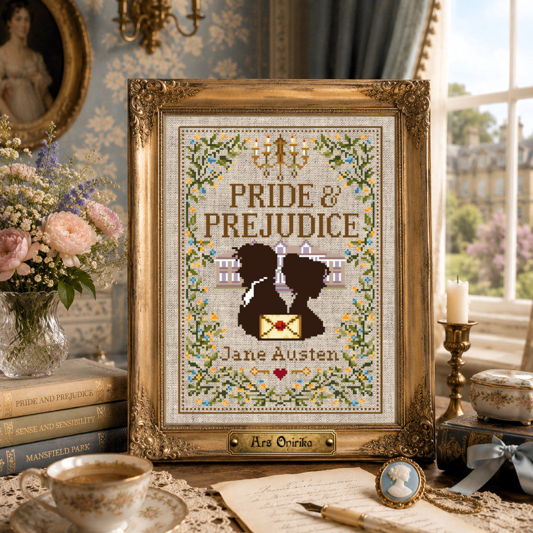 Pride and Prejudice - Cross Stitch Pattern