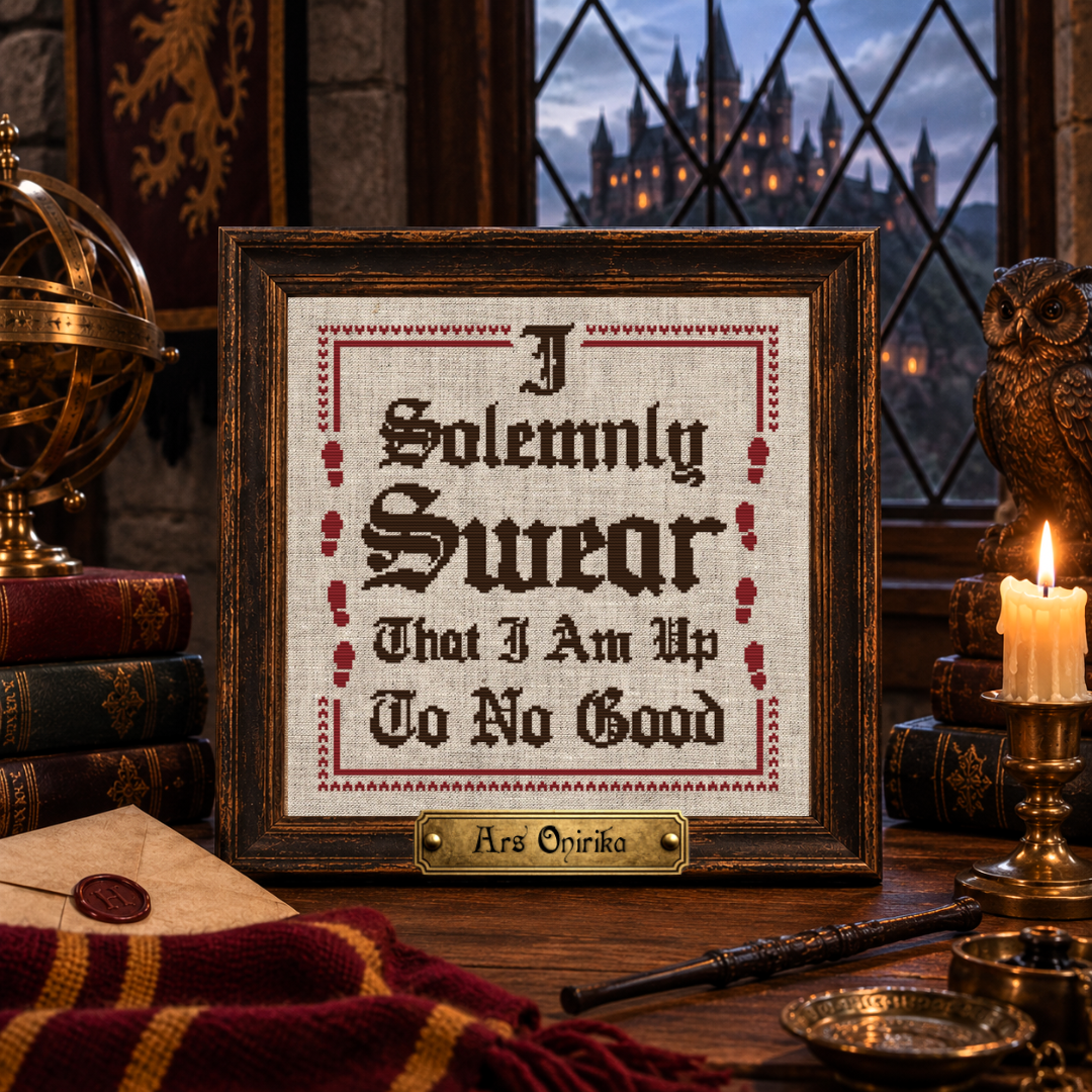 Marauders Map - Cross Stitch Pattern