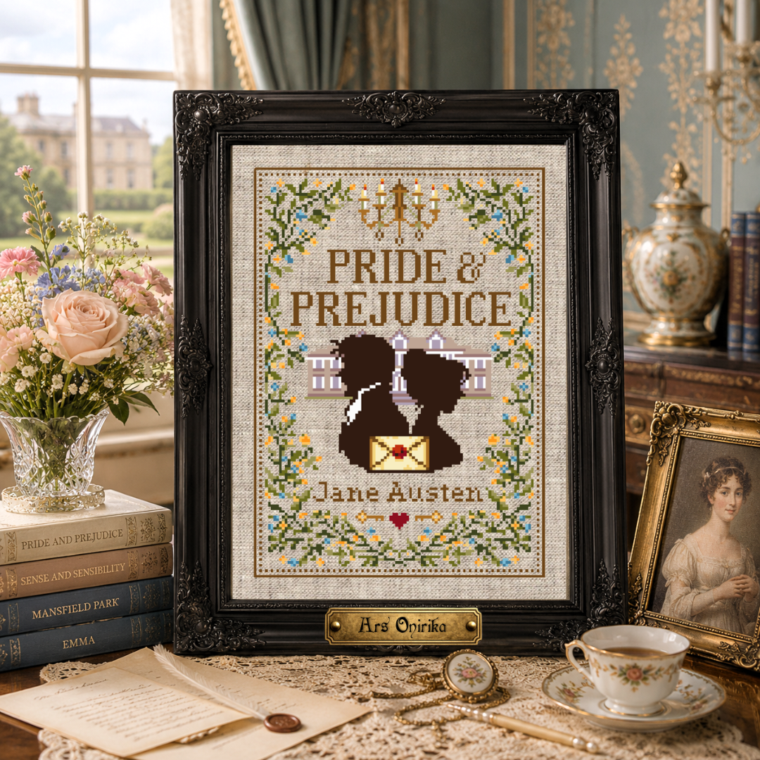 Pride and Prejudice - Cross Stitch Pattern