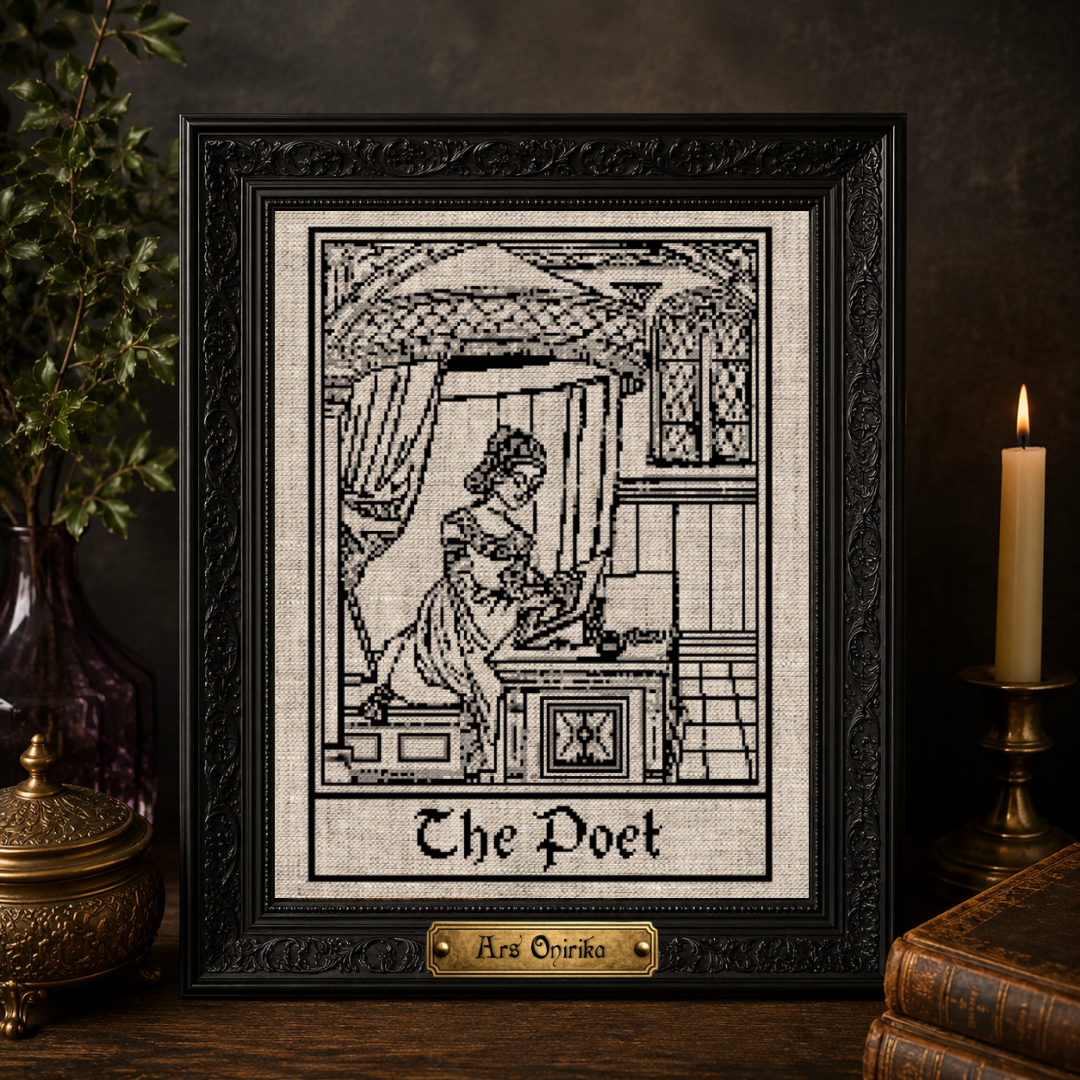 The Poet - Cross Stitch Pattern