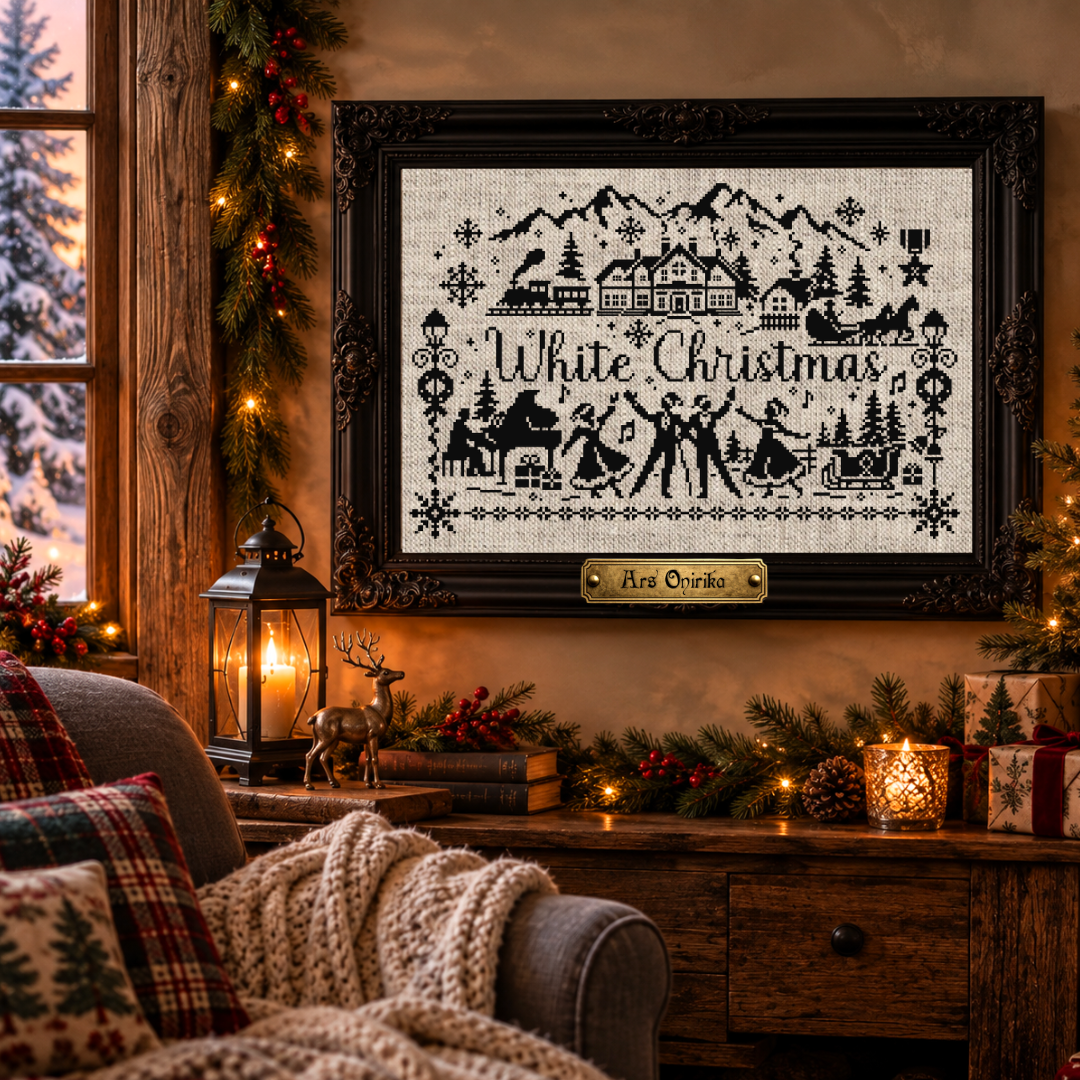 White Christmas - Cross Stitch Pattern