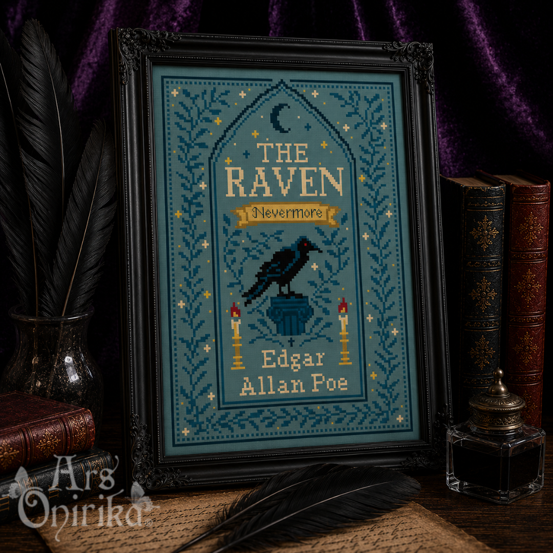 The Raven - Cross Stitch Pattern