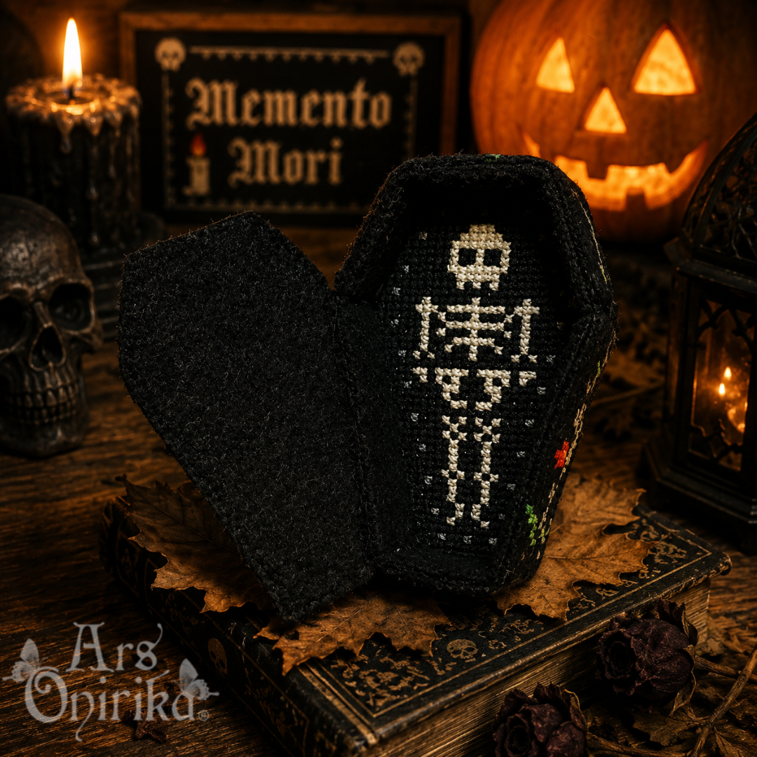 3D Coffin - Cross Stitch Pattern
