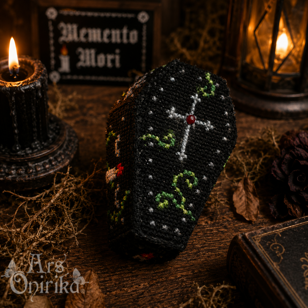 3D Coffin - Cross Stitch Pattern