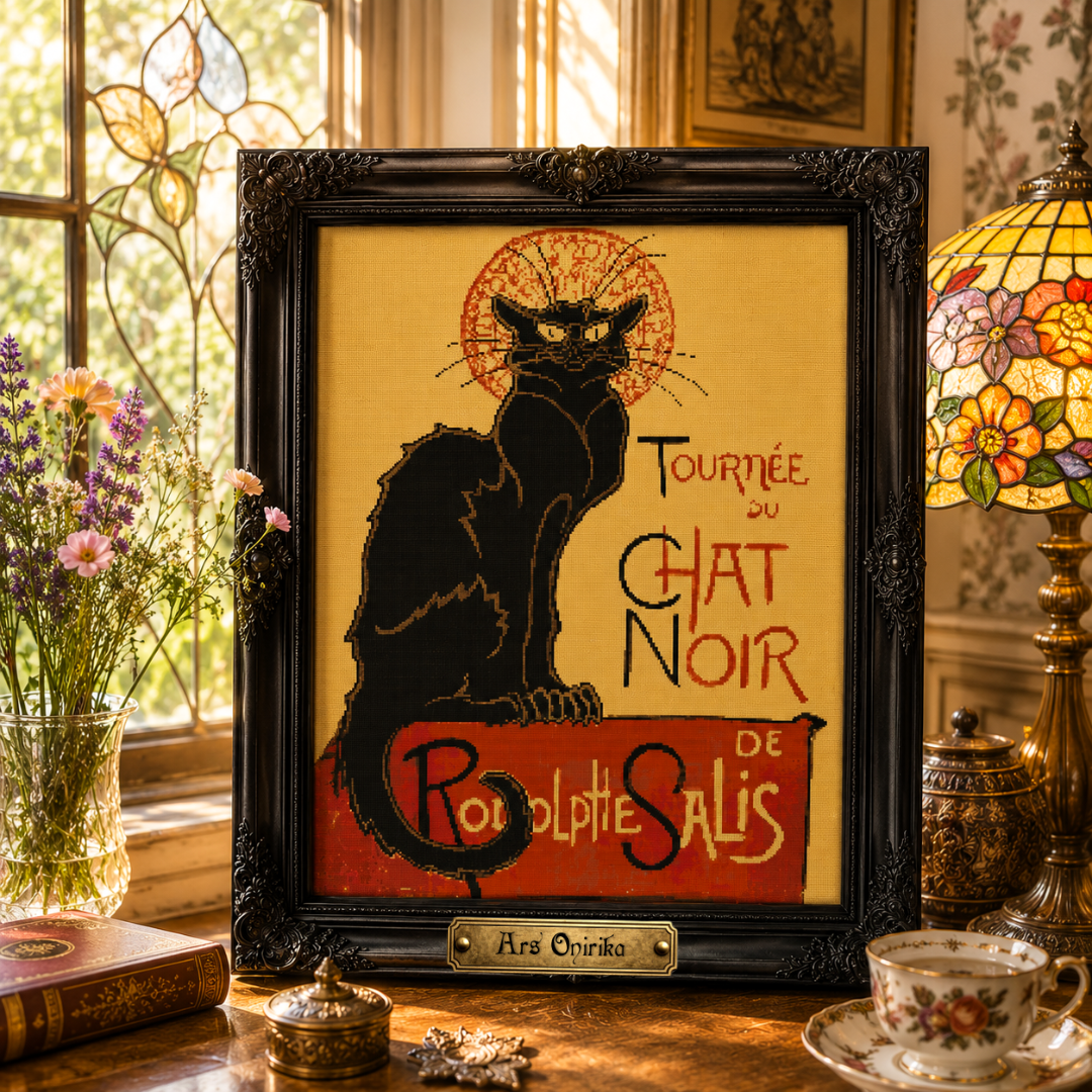 Le Chat Noir - Cross Stitch Pattern