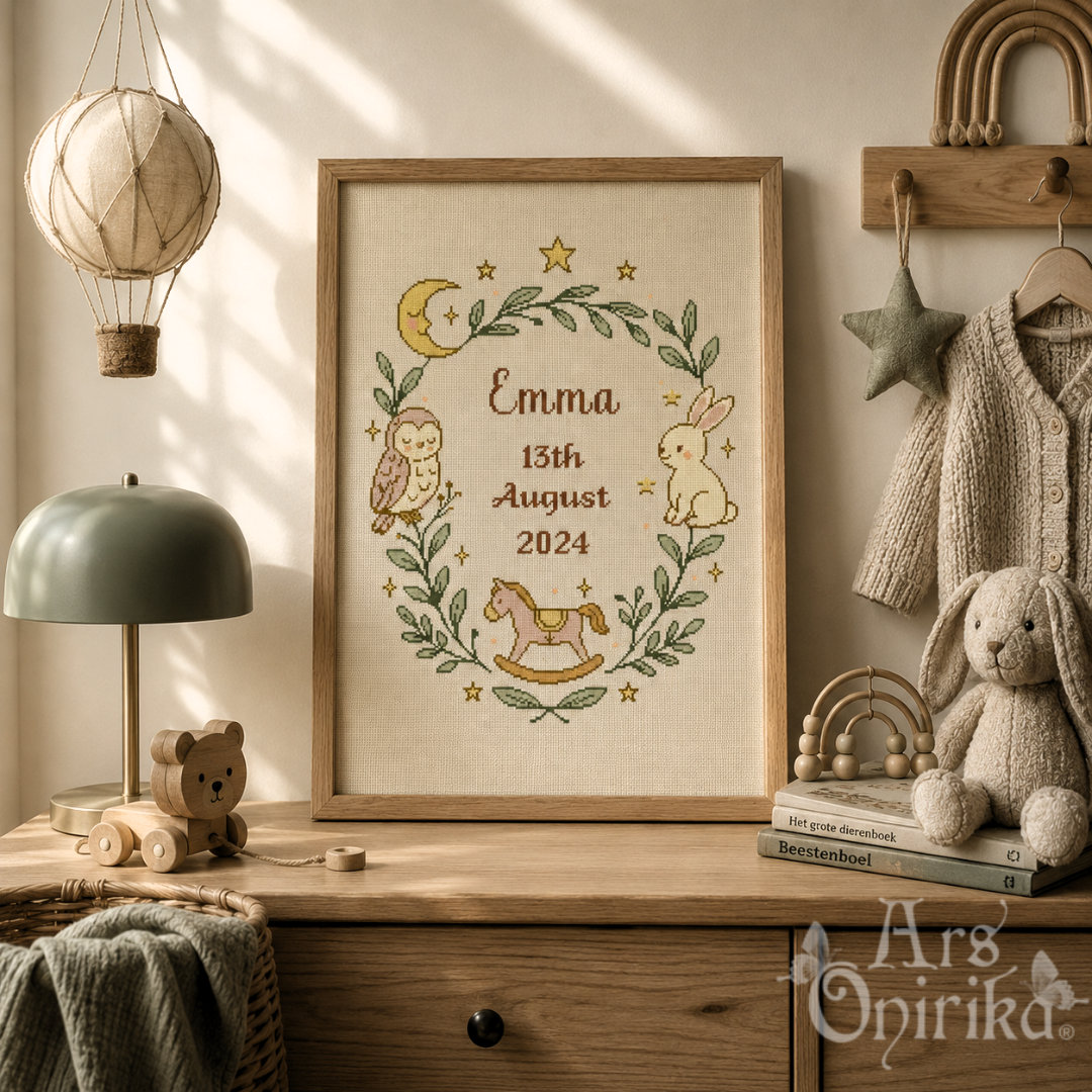 Moonlight Nursery - Cross Stitch Pattern