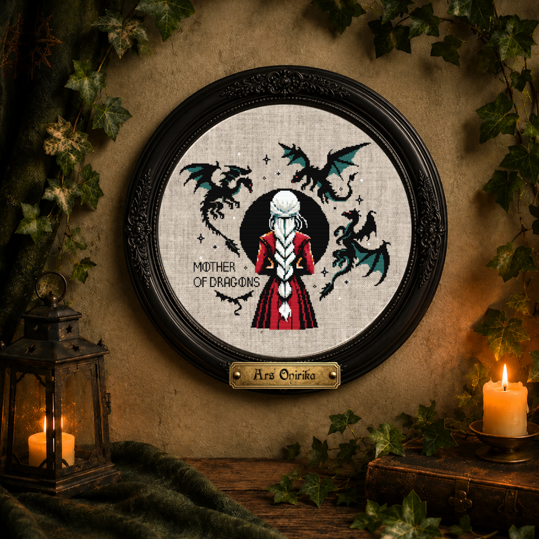 Mother Of Dragons - Cross Stitch Pattern