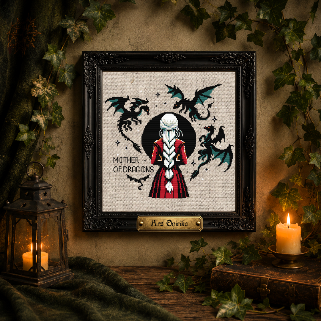Mother Of Dragons - Cross Stitch Pattern