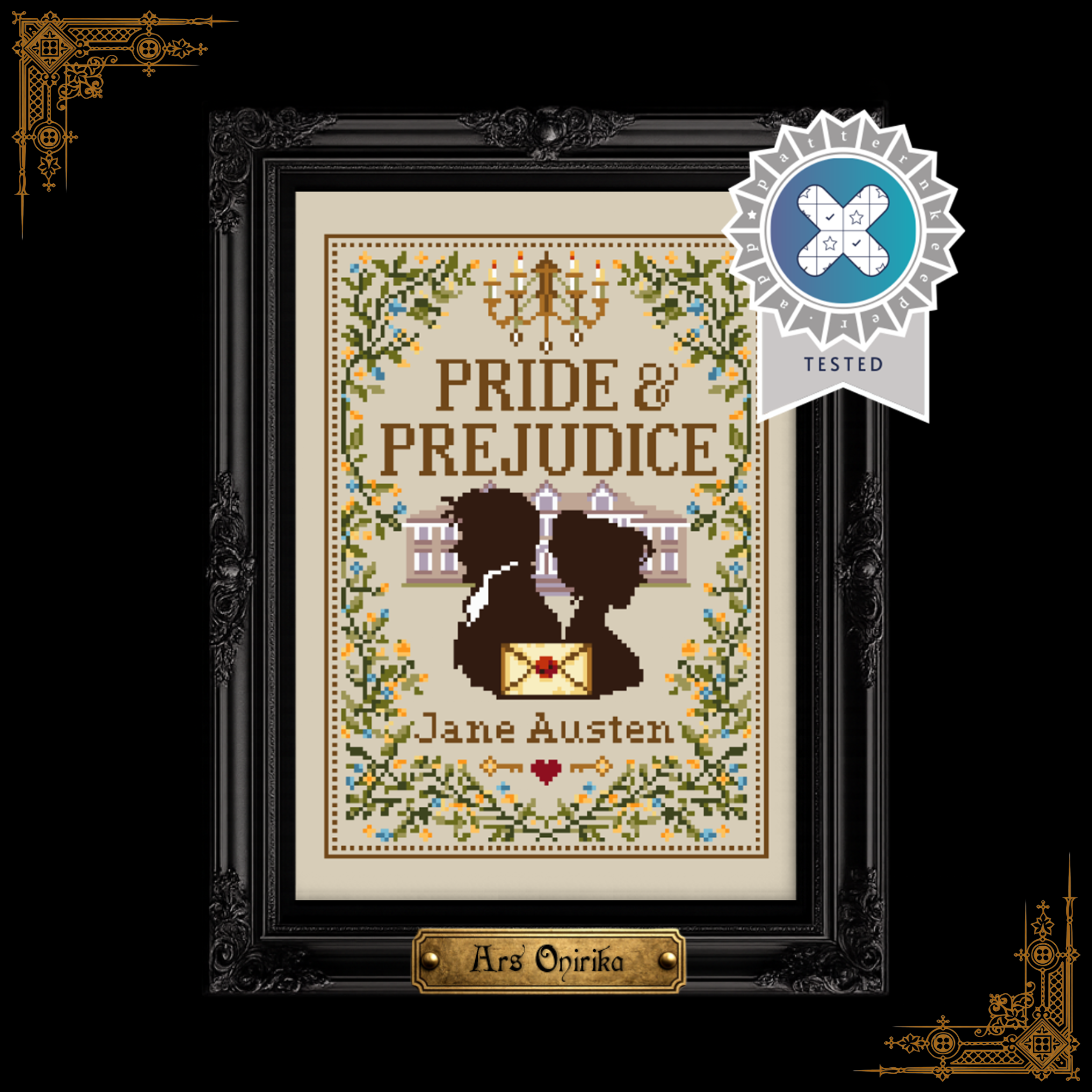 Pride and Prejudice - Cross Stitch Pattern