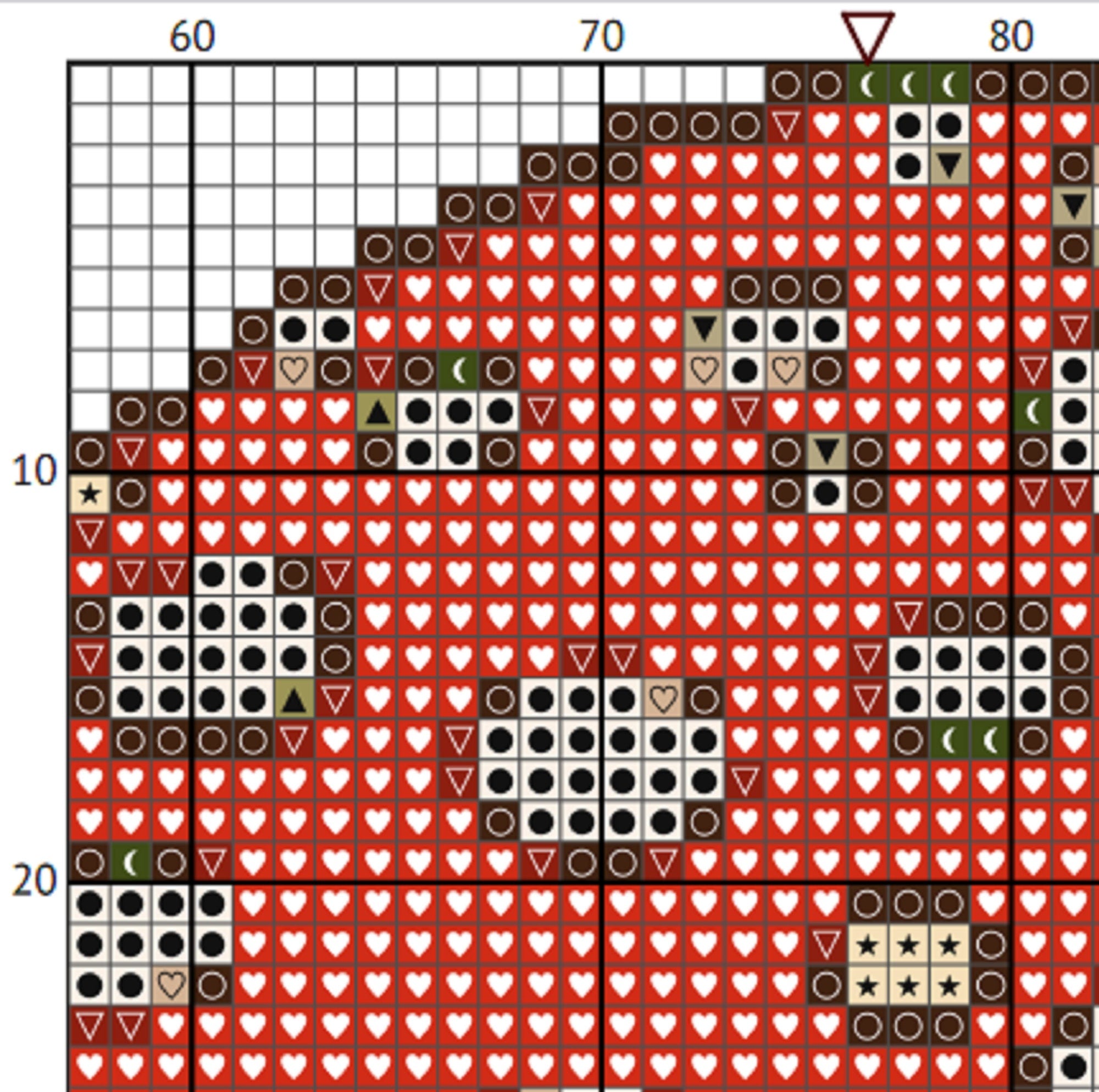 Amanita Fairy Cross Stitch Pattern (PDF) - Fairycore Mushroom Embroidery - EASY LEVEL