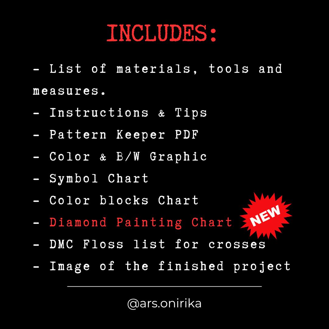 Carmilla Cross Stitch Pattern – Gothic Literary Sampler (PDF) - INTERMEDIATE LEVEL