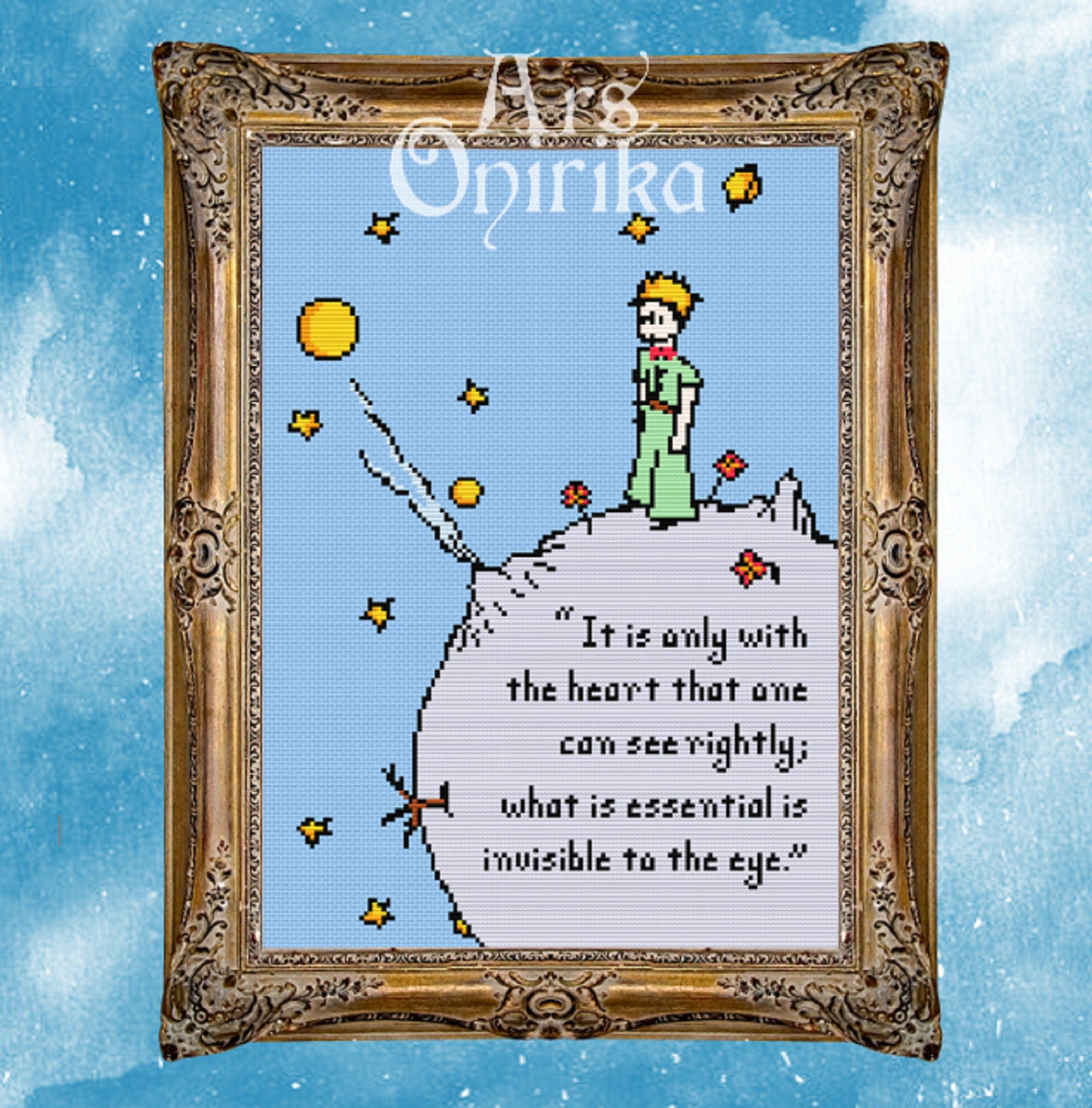 The Little Prince - Cross Stitch Pattern - EASY LEVEL