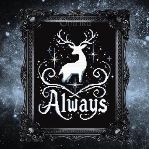 Patronus Cross Stitch Pattern (PDF) - EASY LEVEL