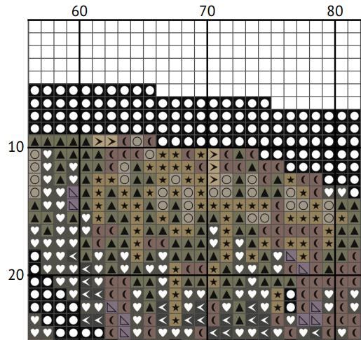 Medieval Cat Cross Stitch Pattern (PDF) – Bestiary Codex Animal - EASY LEVEL