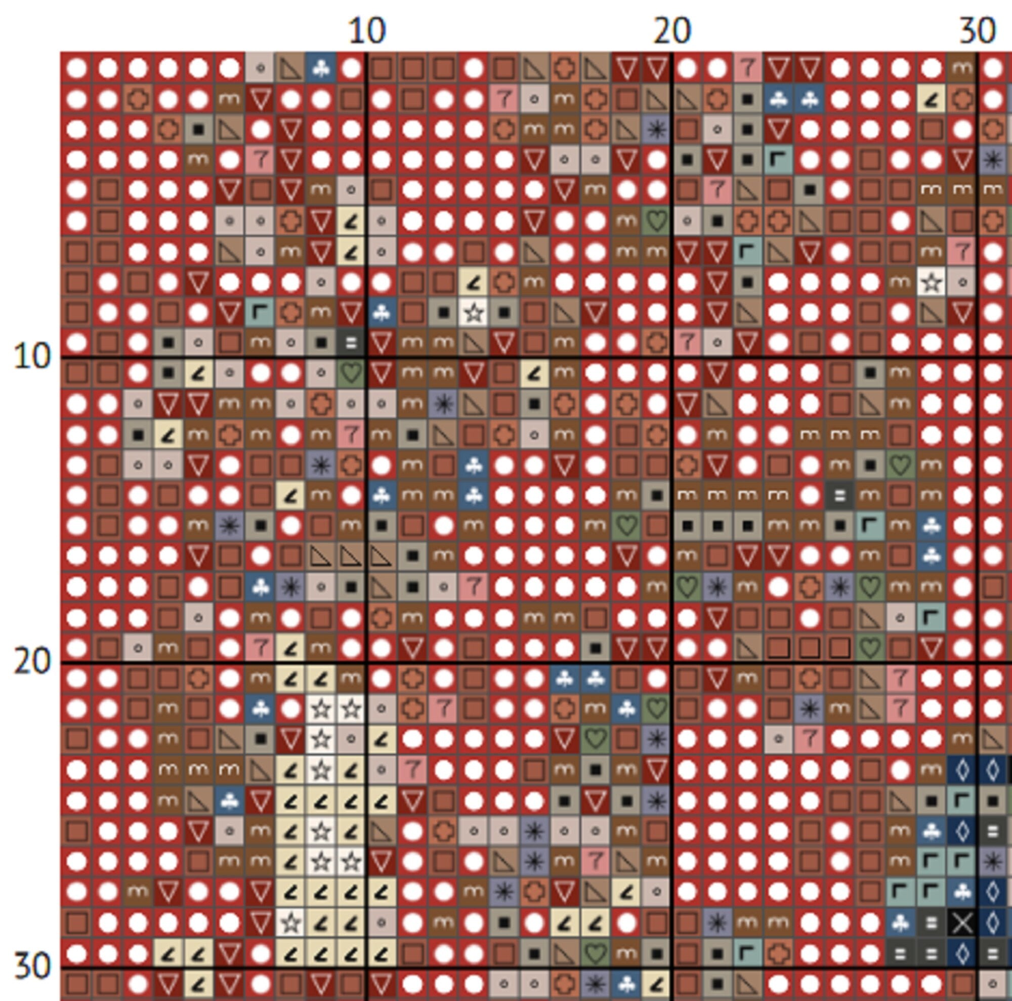 Lady and Unicorn Cross Stitch Pattern - Medieval Tapestry Art (PDF) - ADVANCED LEVEL